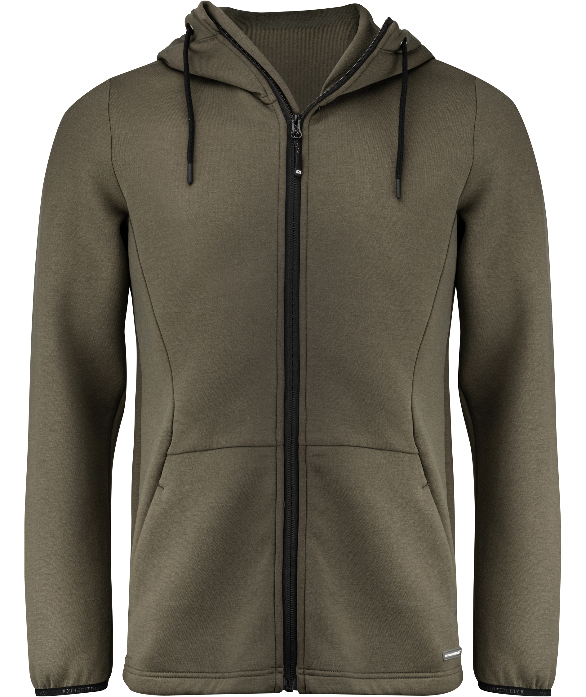 Cutter & Buck Pemberton hoodie med blixtl&aring;s, Ivy green, Ivy green, swatch