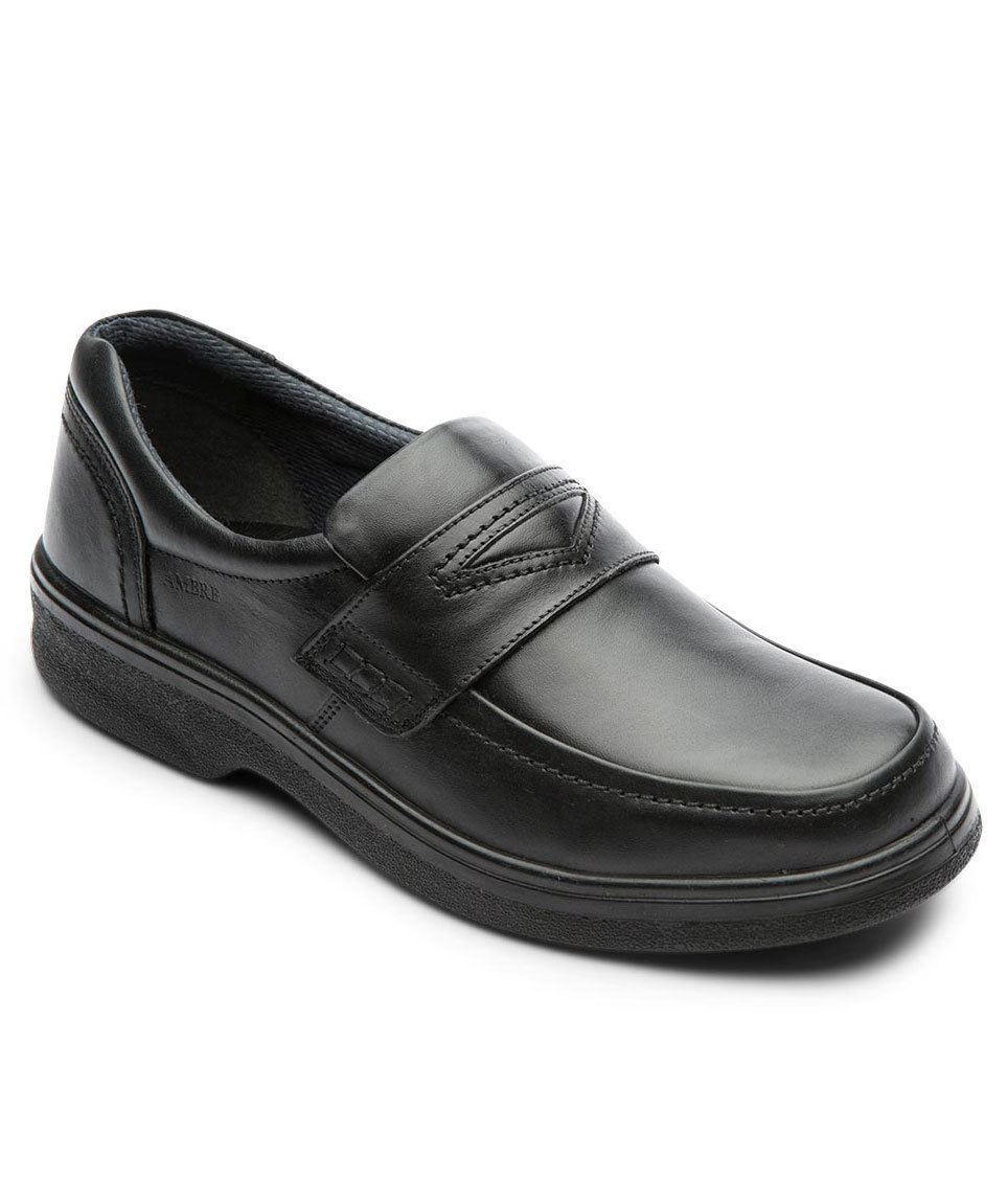 Ambr&eacute; Classic Loafer business skor, Svart