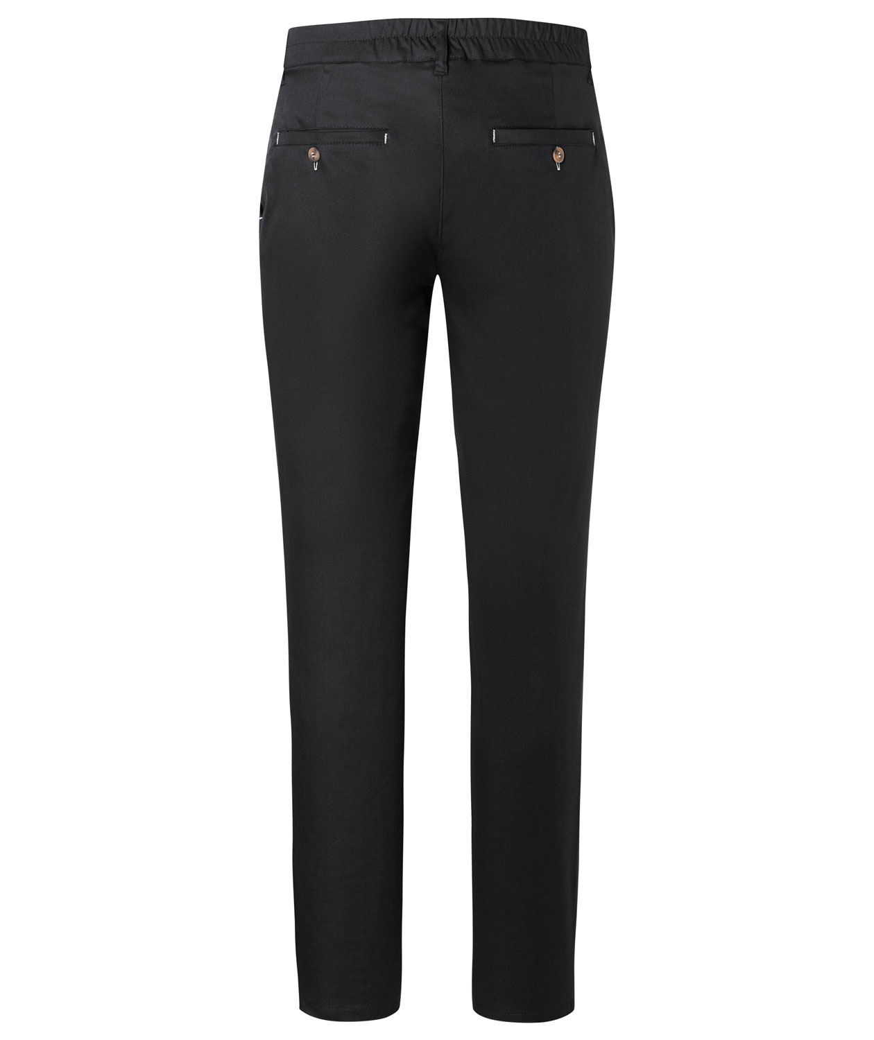 Karlowsky chino byxa med stretch, Svart, large image number 2