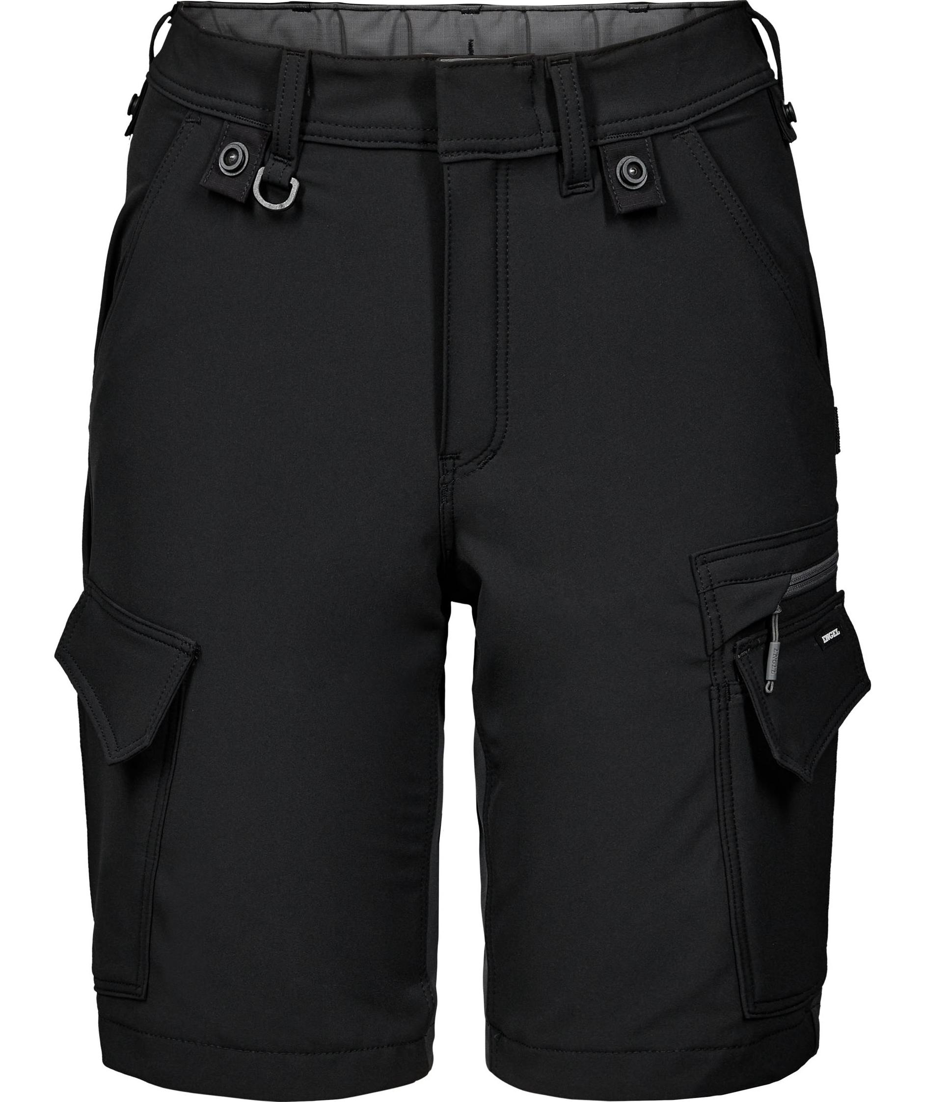 Engel Entire dame arbeidsshorts full stretch, Black/Anthracite Grey, Black/Anthracite Grey, swatch
