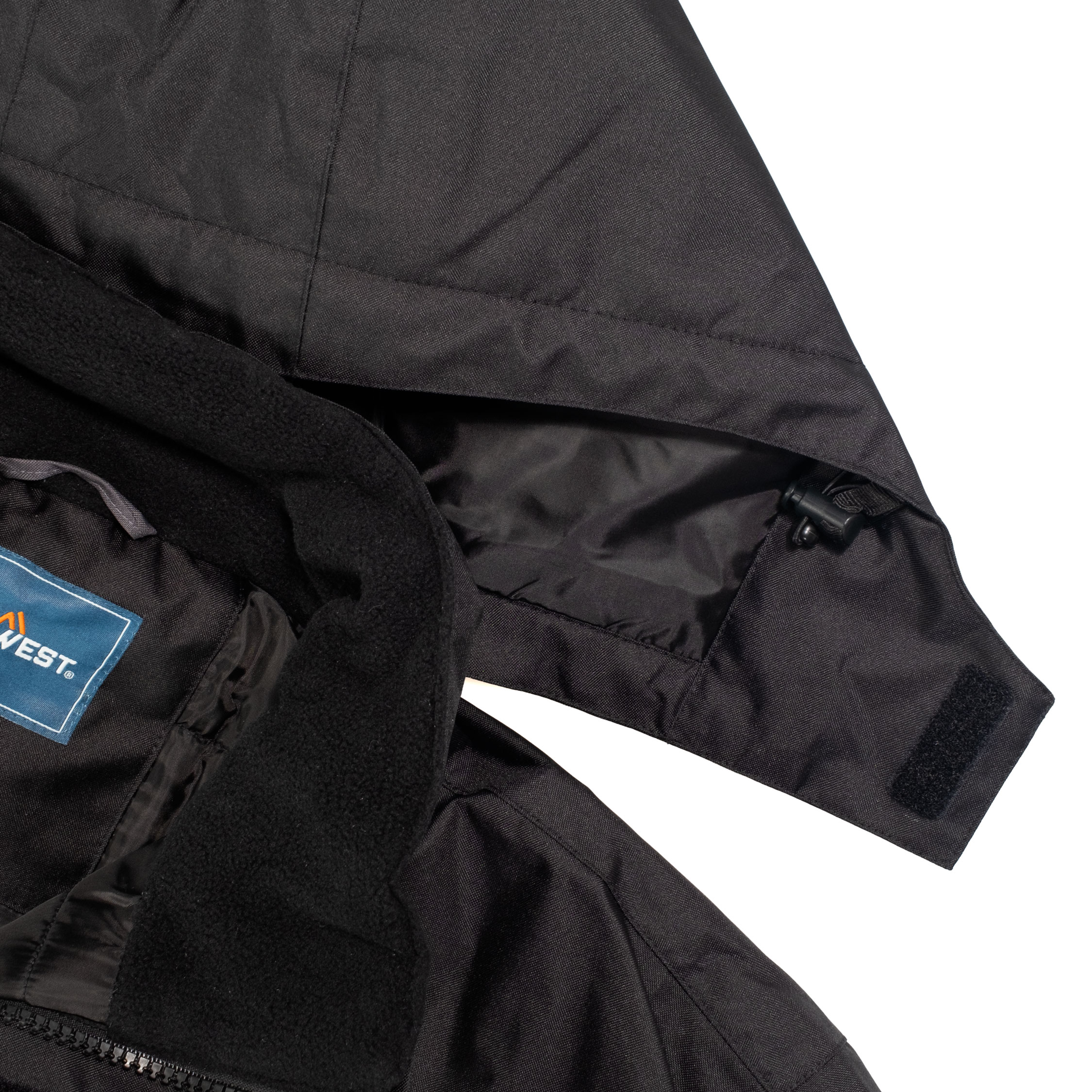 Portwest PW2 winter jacket, Black/Grey, large image number 8