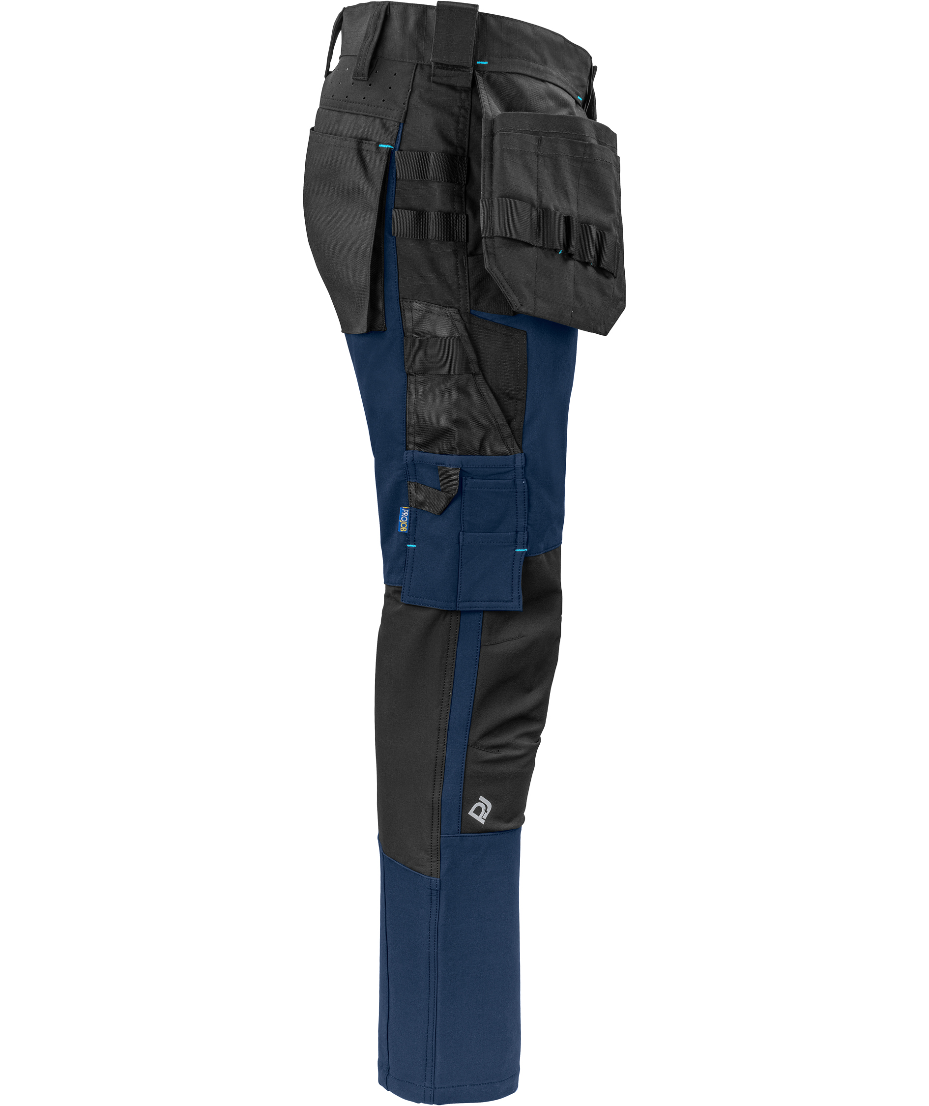 ProJob h&aring;ndv&aelig;rkerbukser 5551 full stretch, Navy, large image number 2