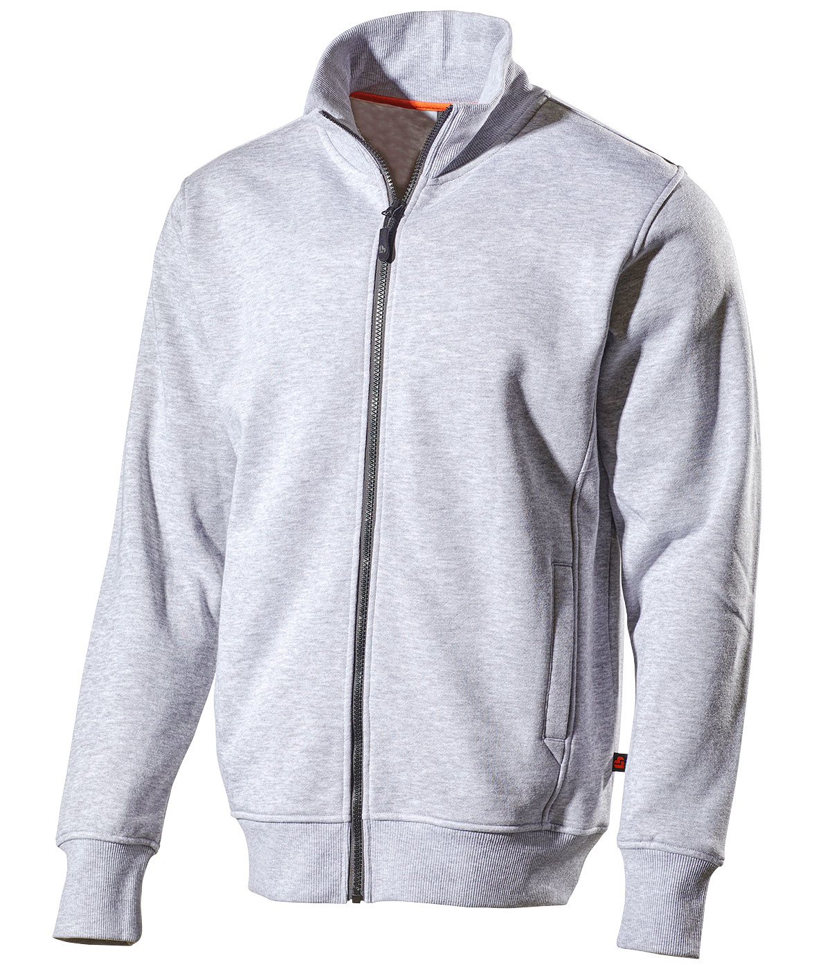 L.Brador Cardigan 654PB, Grau Meliert, Grau Meliert, swatch