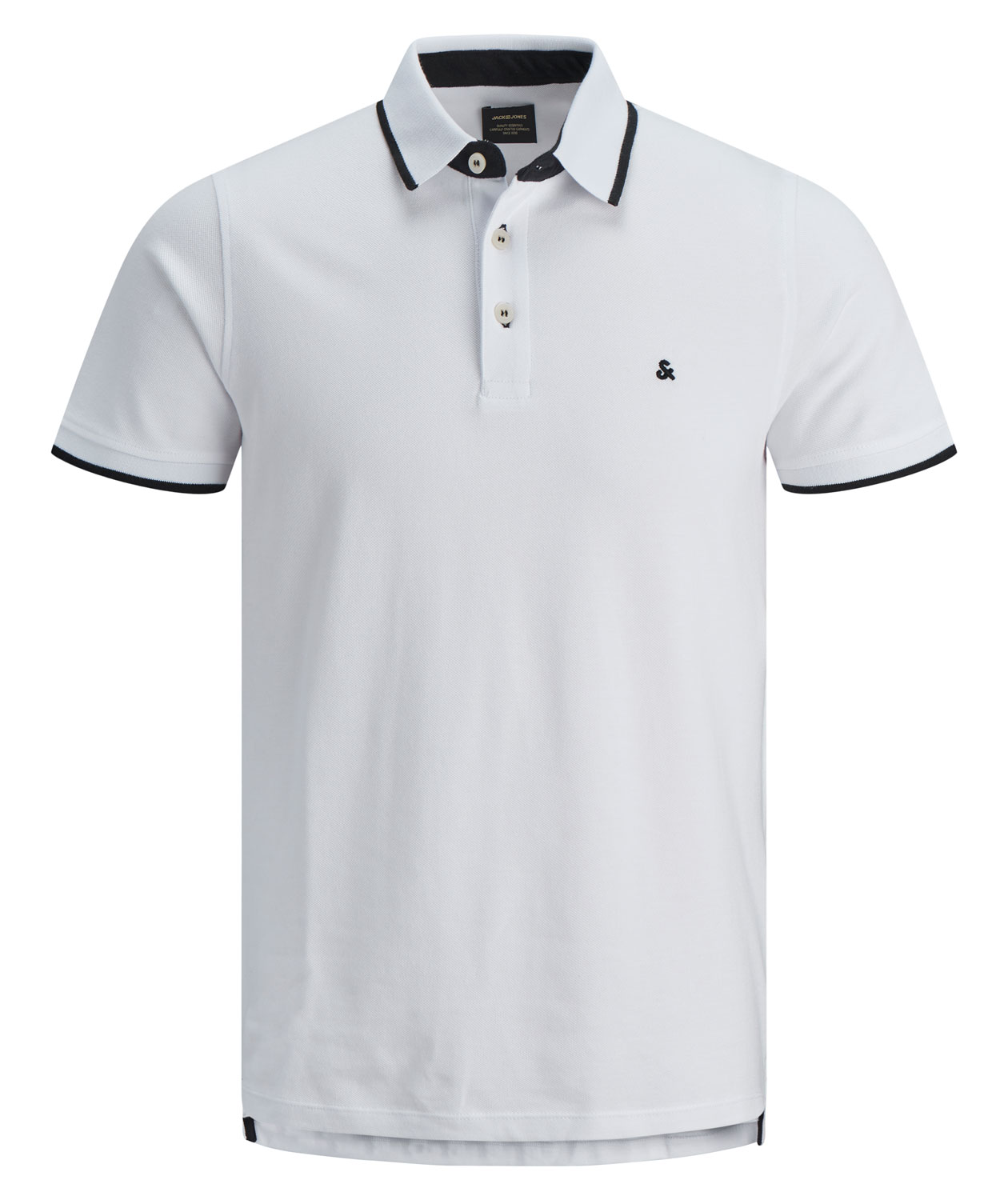 Jack & Jones JJEPAULOS polo T-skjorte, Hvit