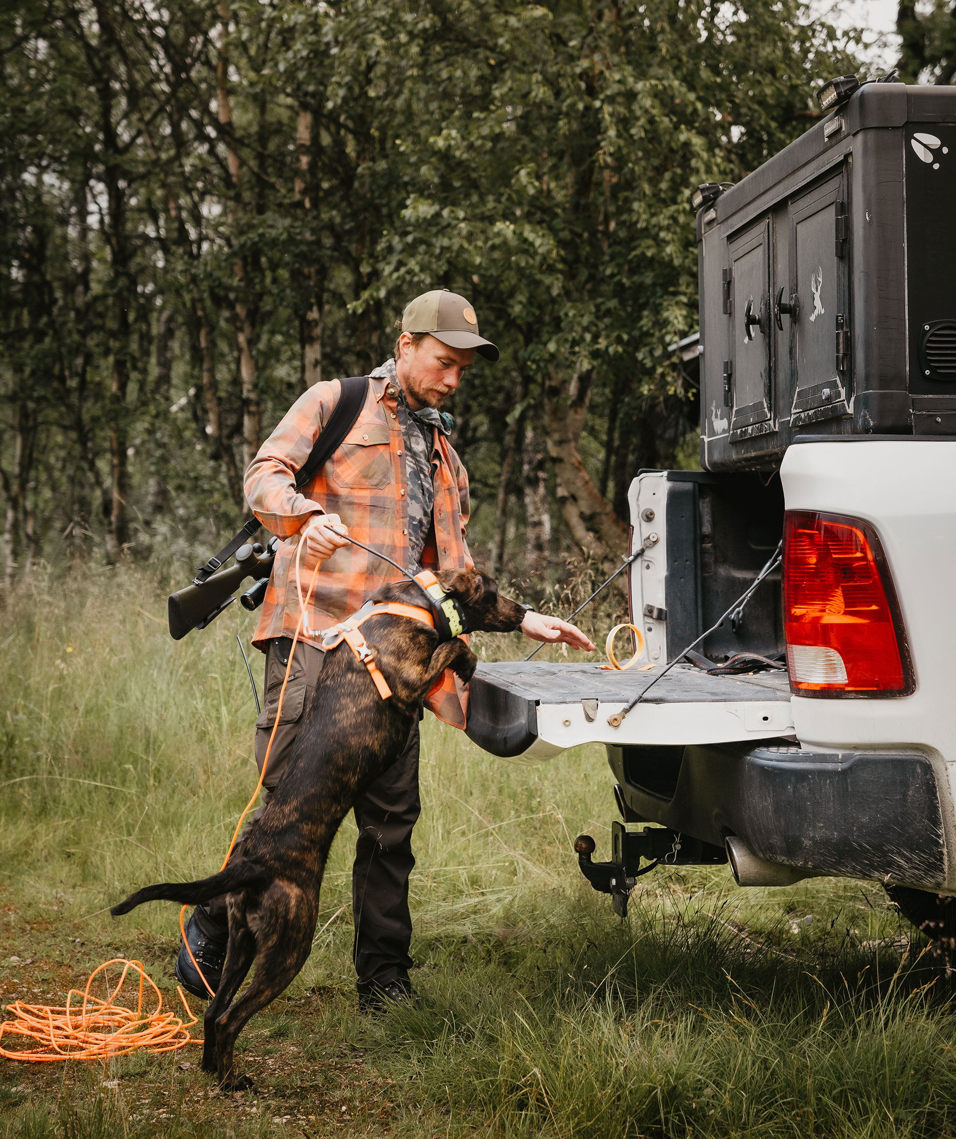 Pinewood&nbsp;Pro InsectSafe bukser, Dark Olive, large image number 3