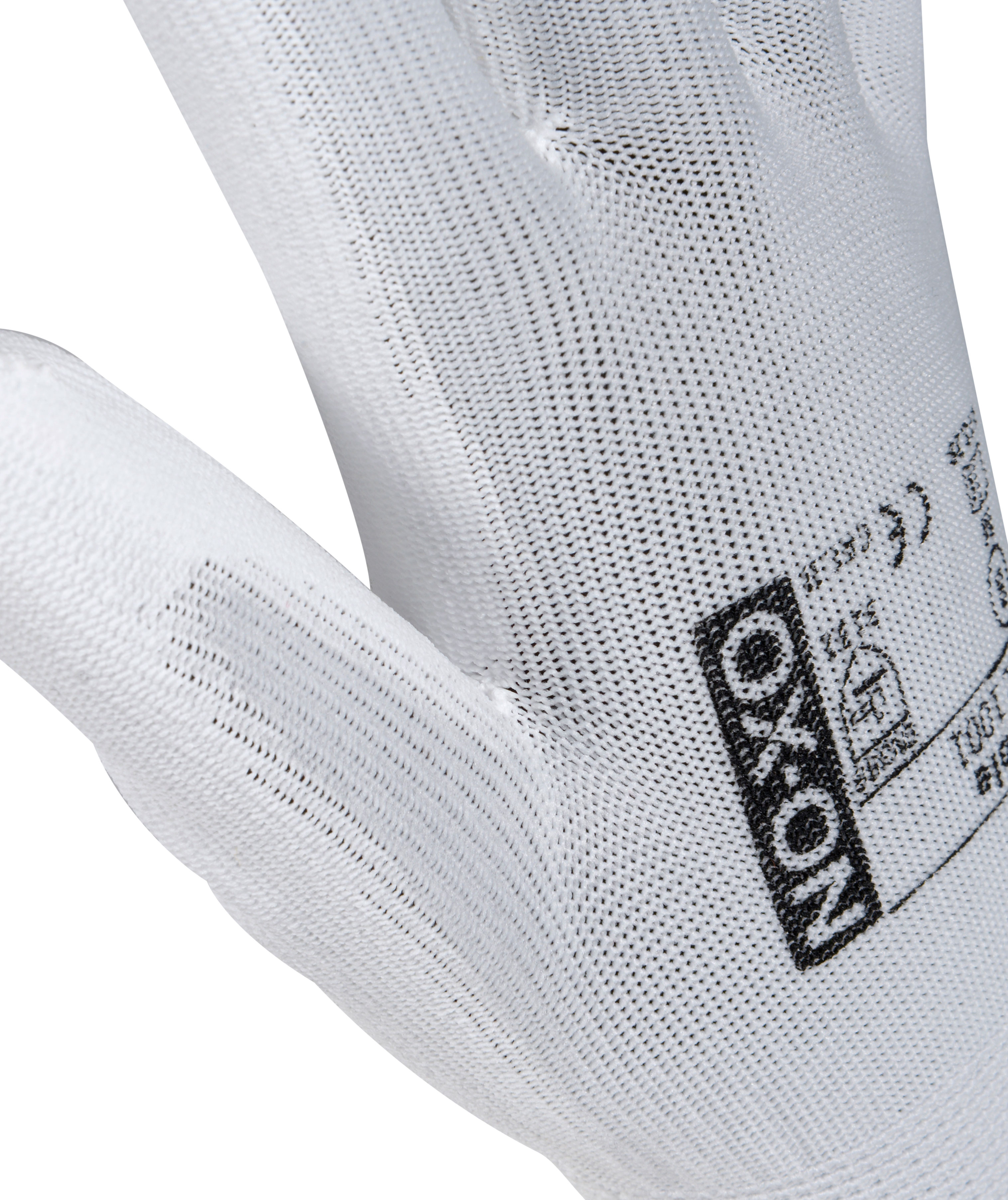 OX-ON Flexible Basic 1001 work gloves, White, large image number 3