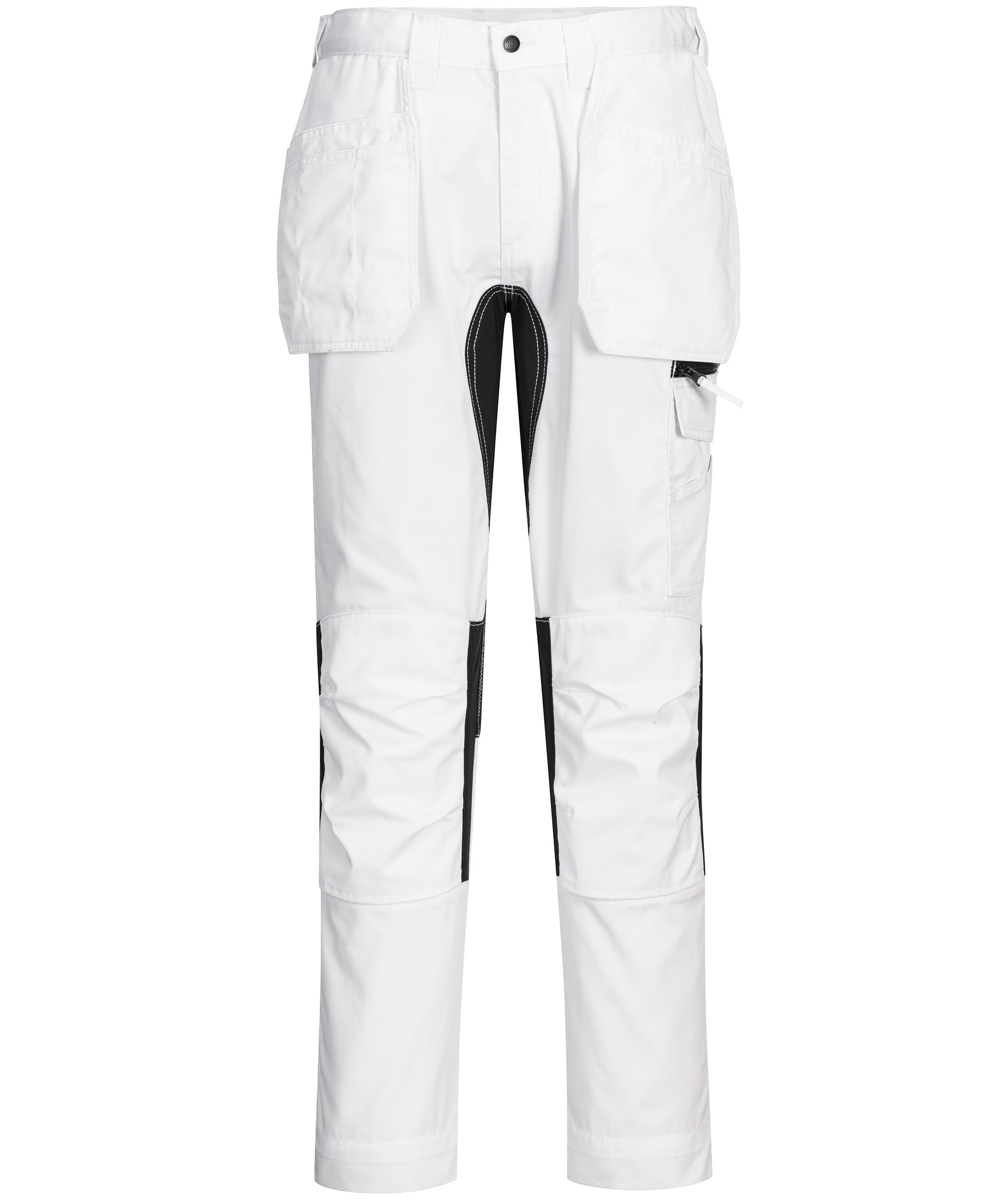 Portwest WX2 Eco h&aring;ndv&aelig;rkerbukser, Hvid