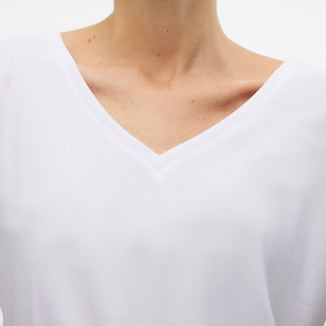 Vero Moda VMFILLI women's T-shirt, Bright White, large image number 3