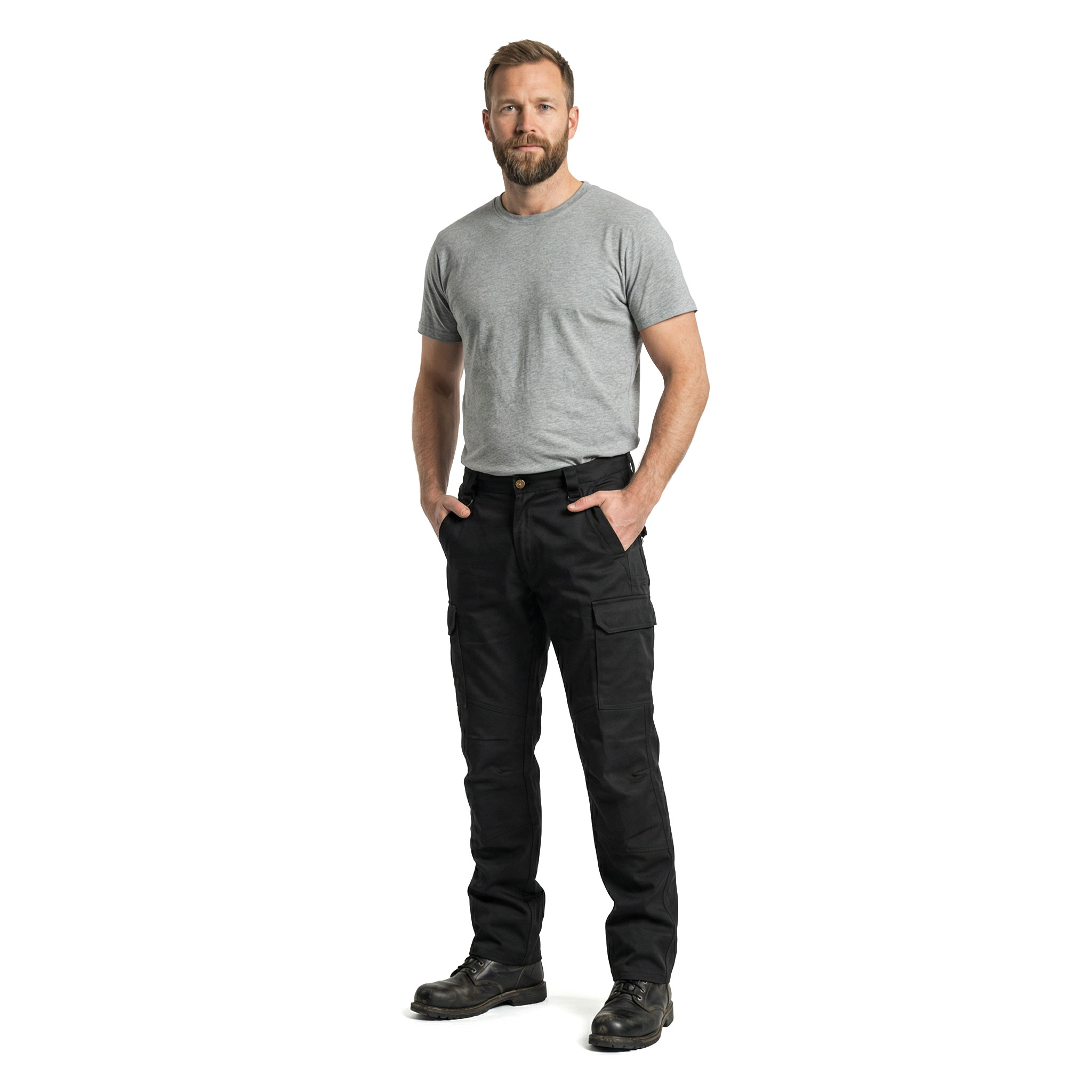 Toni Lee Emil servicebukser, Sort, large image number 2