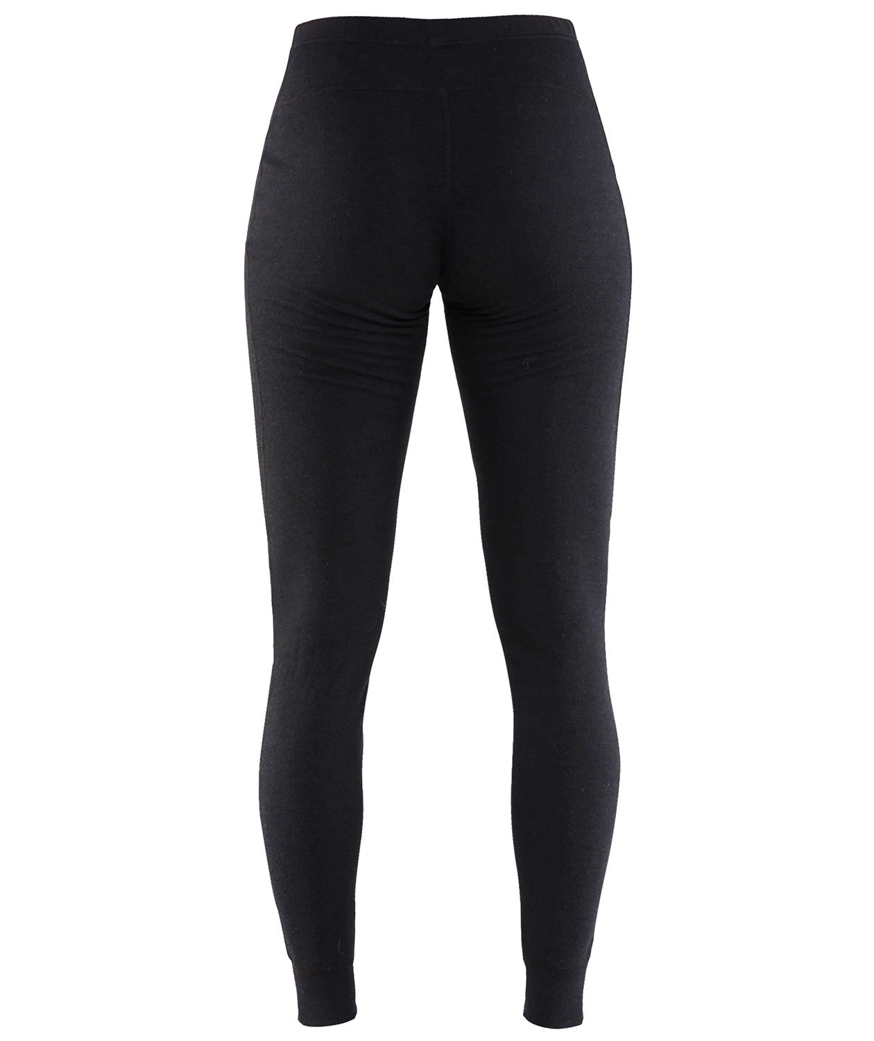 Bl&aring;kl&auml;der flamskyddad underst&auml;ll dam med merinoull, Svart