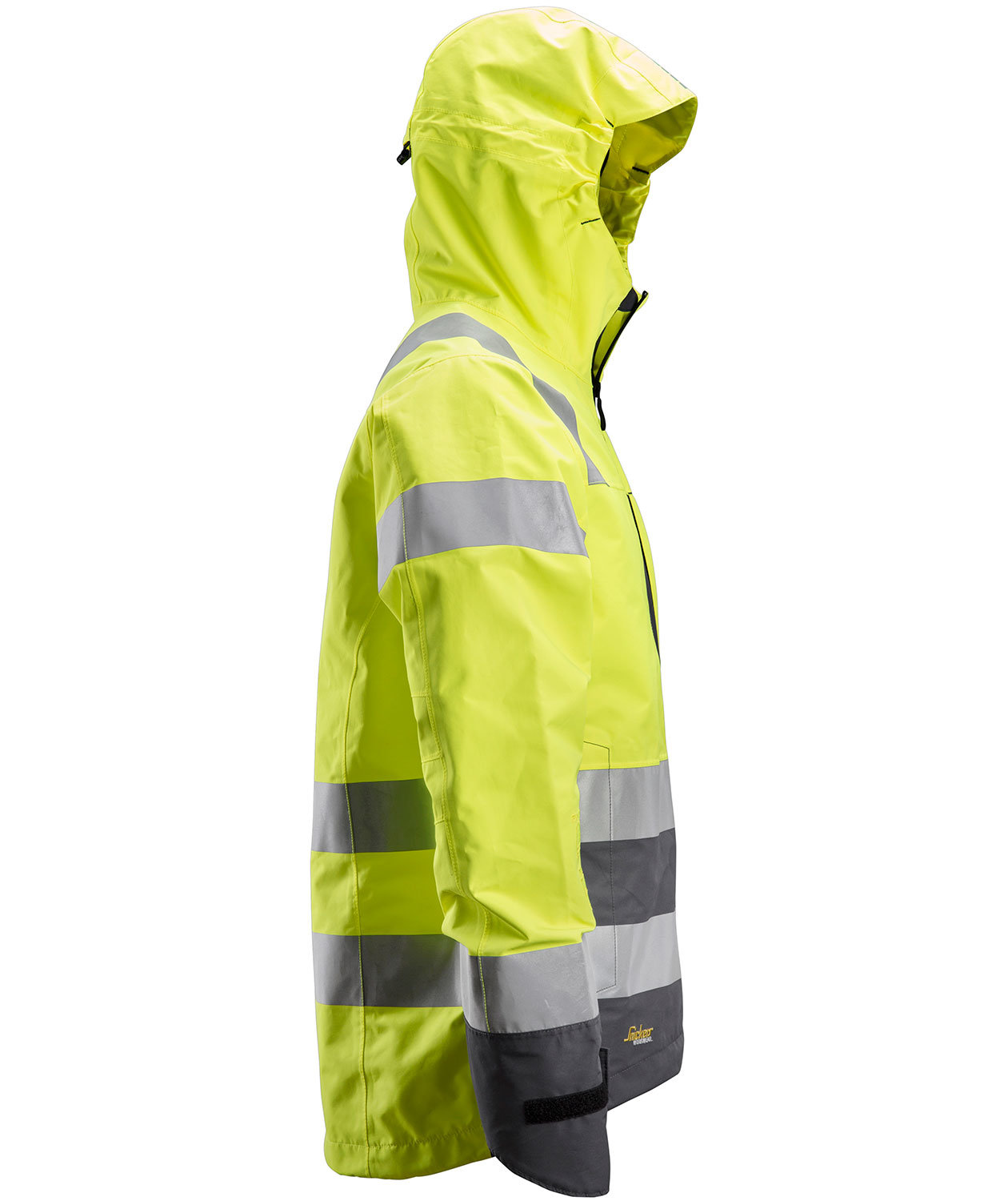 Snickers AllroundWork shell jacket 1330, Hi-Vis Gul/Steel Grey