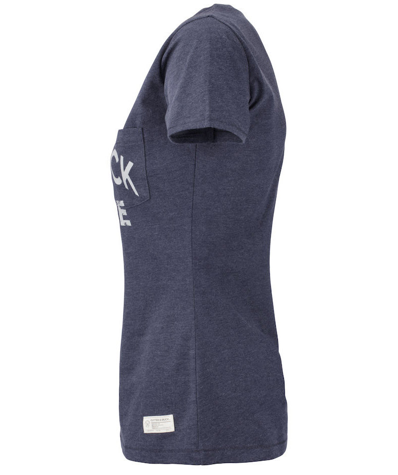 Cutter & Buck Pacific City Damen T-Shirt, Denim Melange, large image number 3