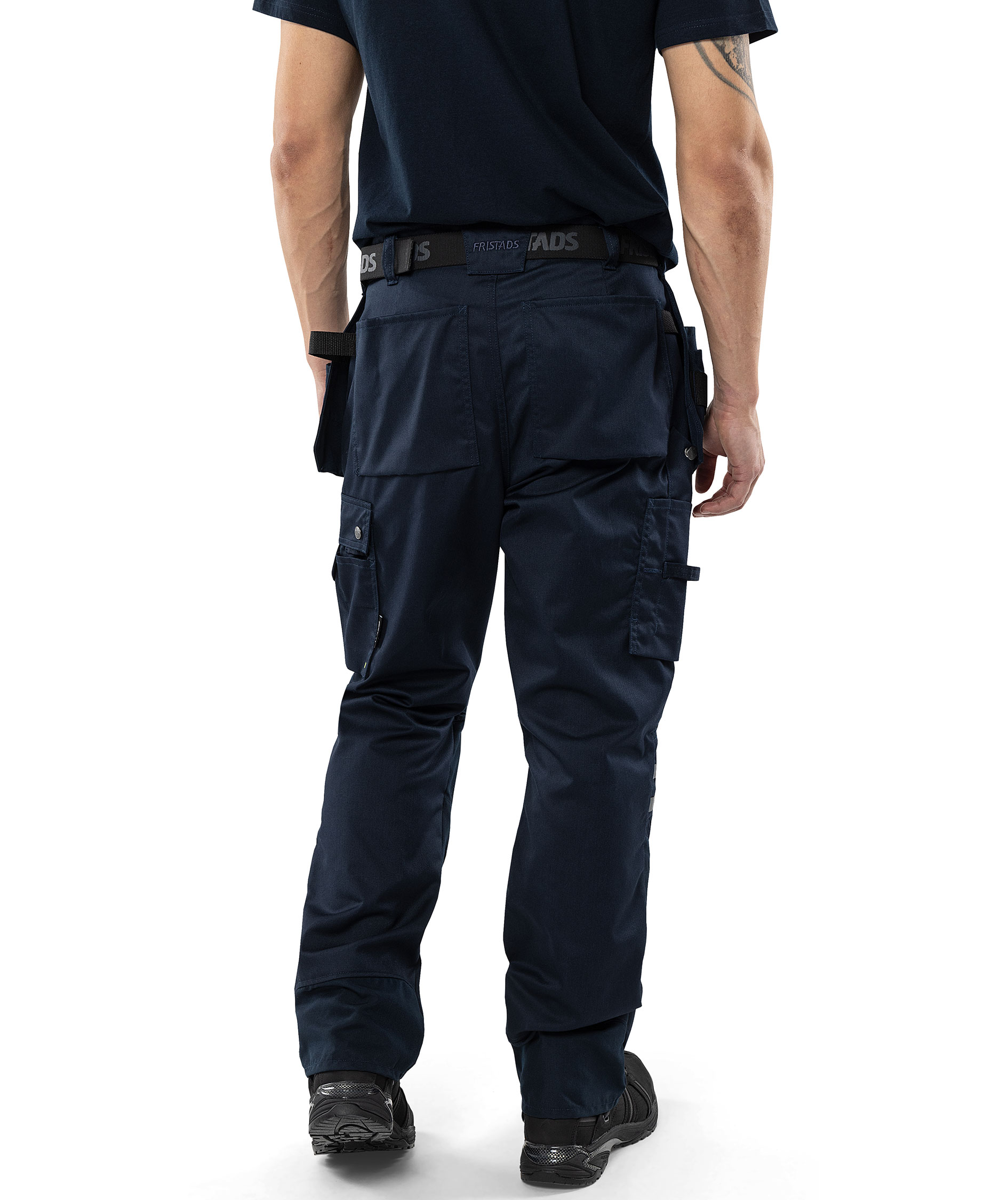 Fristads Green craftsman trousers 241 GS25, Dark Marine Blue, large image number 3