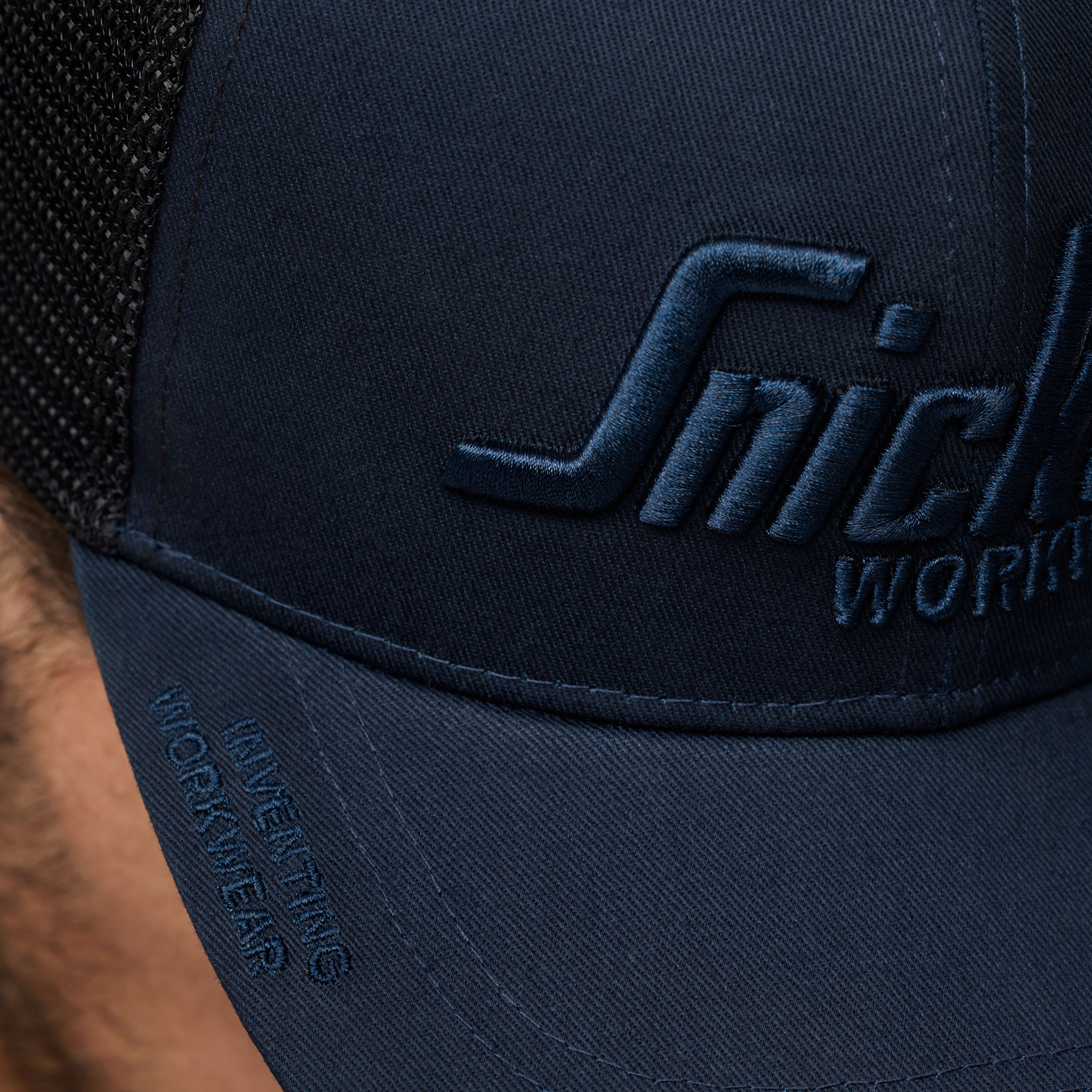 Snickers Trucker keps 9001, Navy/black, Navy/black, large image number 7