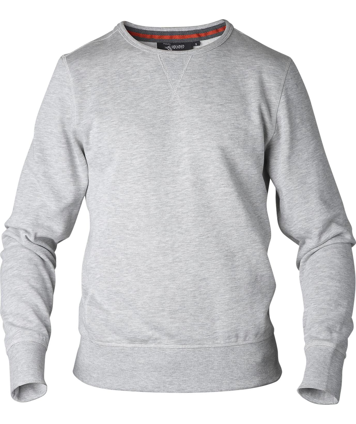 Grounded 7002 Sweatshirt, Grey melange
