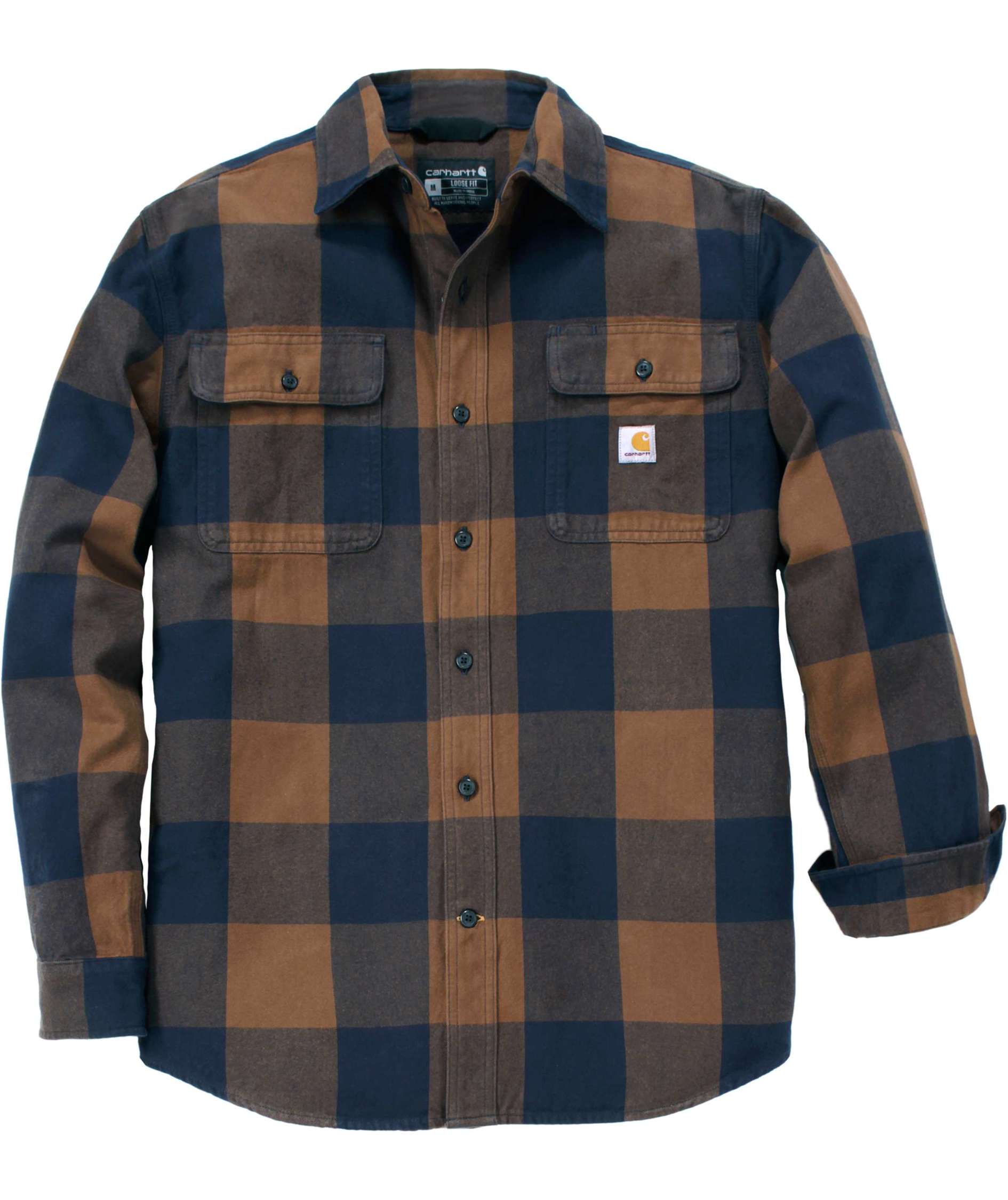 Carhartt flanellskjorta og T-shirt
