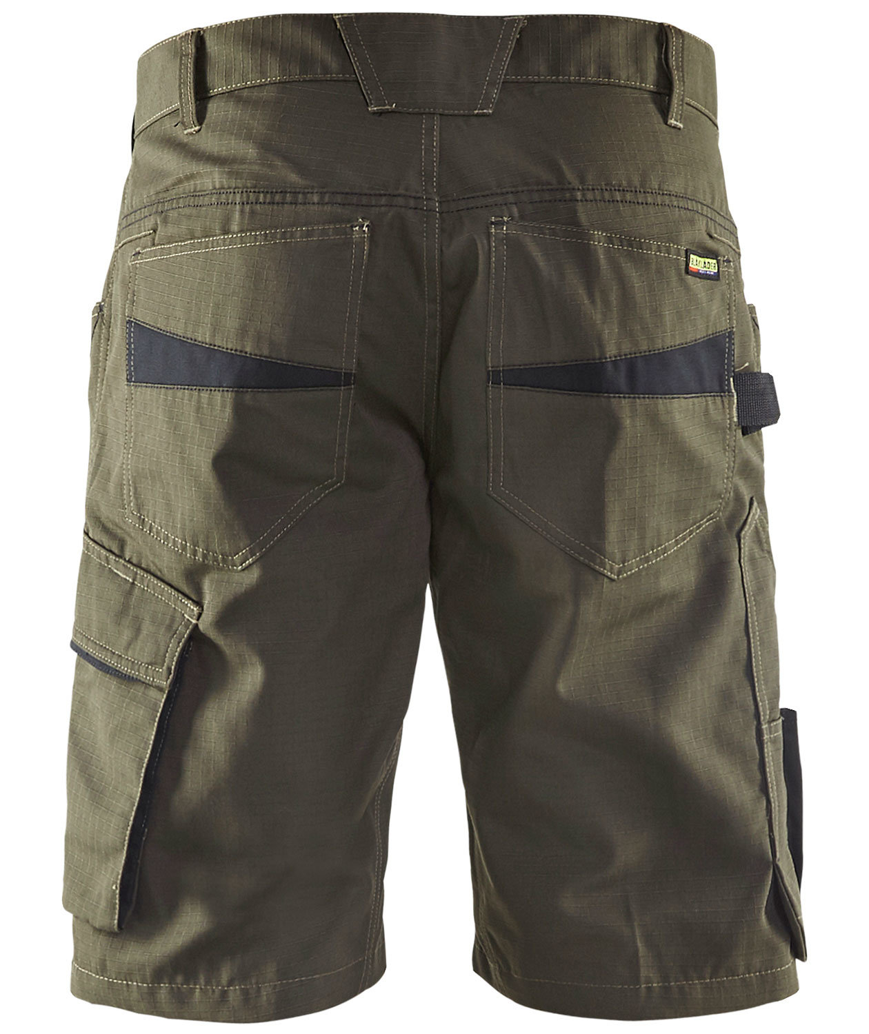 Bl&aring;kl&auml;der Unite arbejdsshorts, Olivengr&oslash;n/Sort, large image number 3