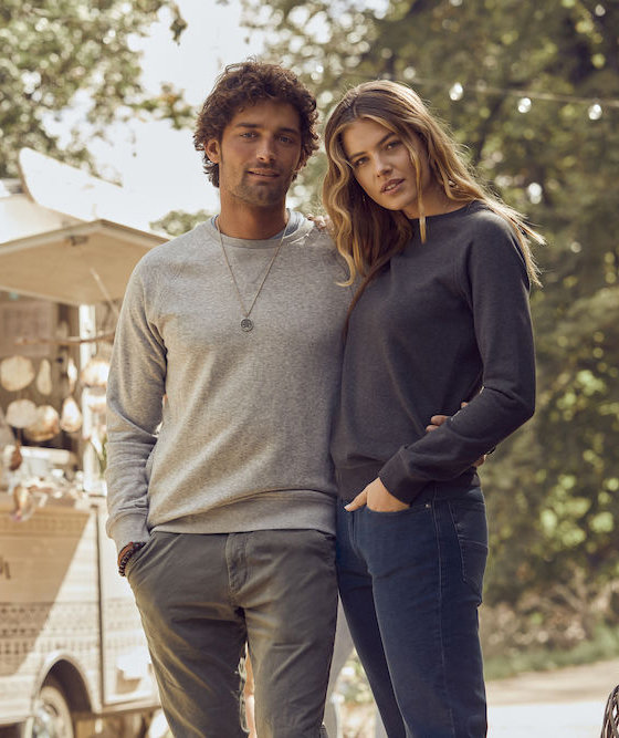 Clique Premium OC sweatshirt, Gr&aring;meleret