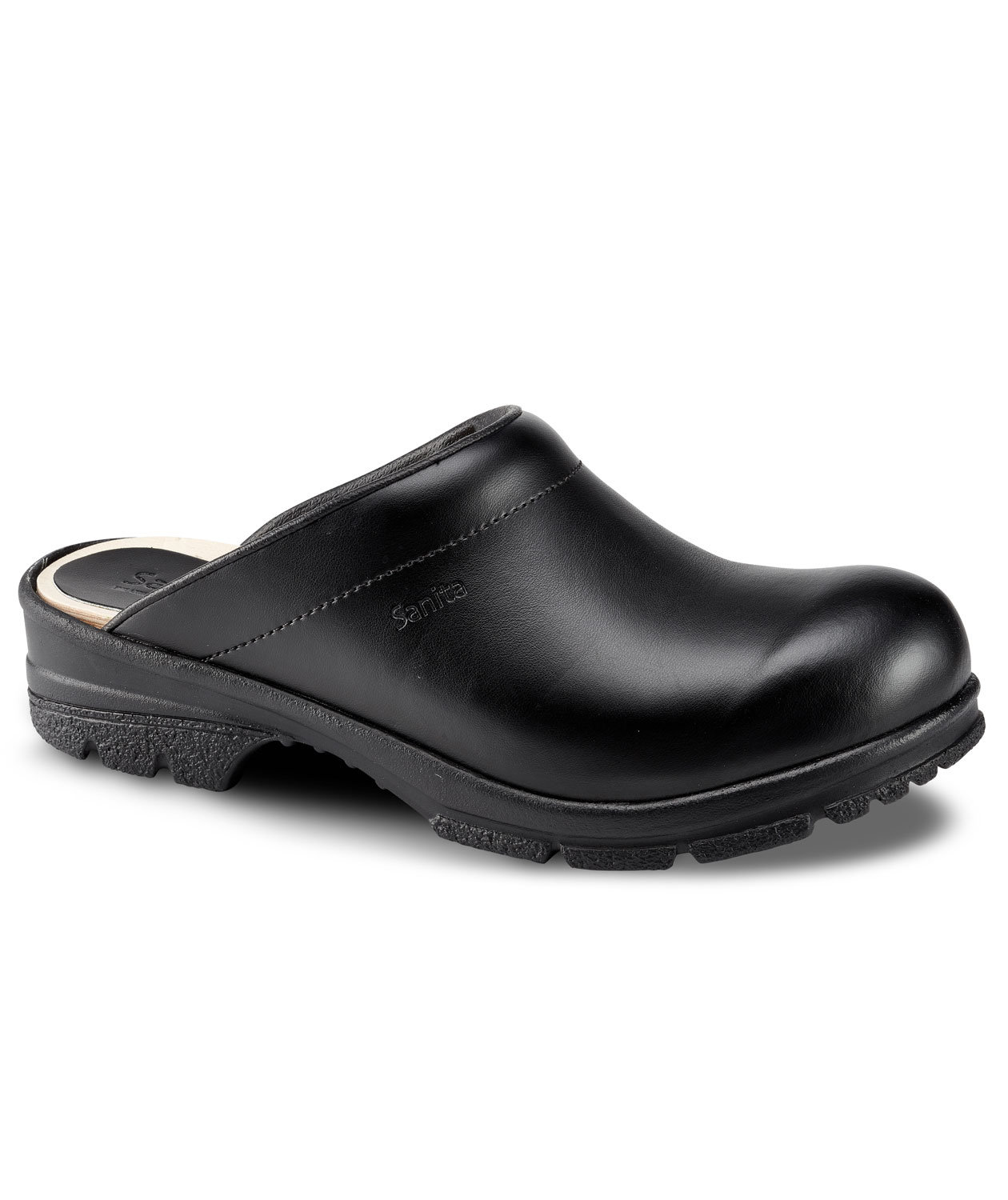 Sanita San Wood tresko uten helkappe OB, Svart