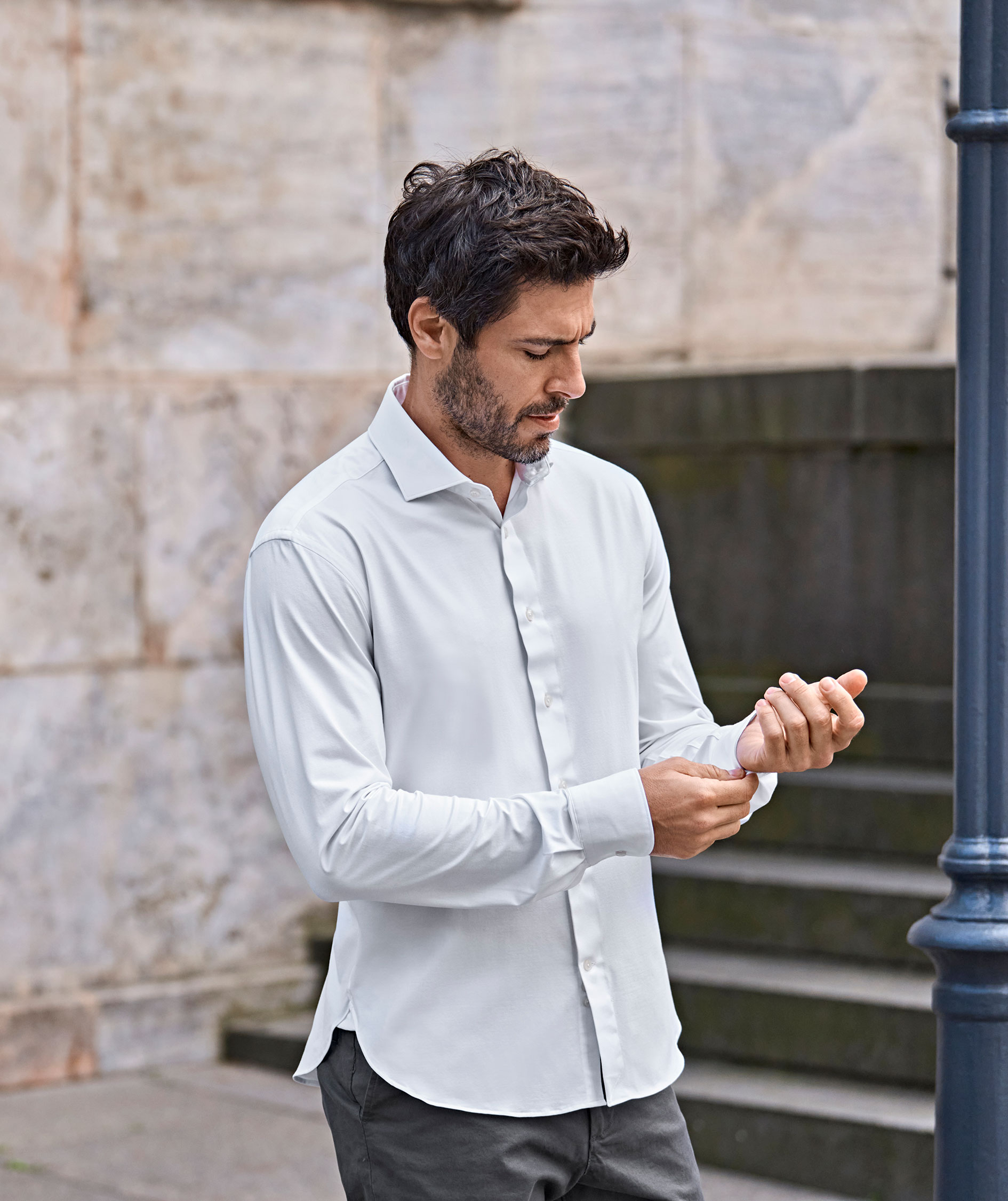 Tee Jays Active Modern fit shirt, White, large image number 6