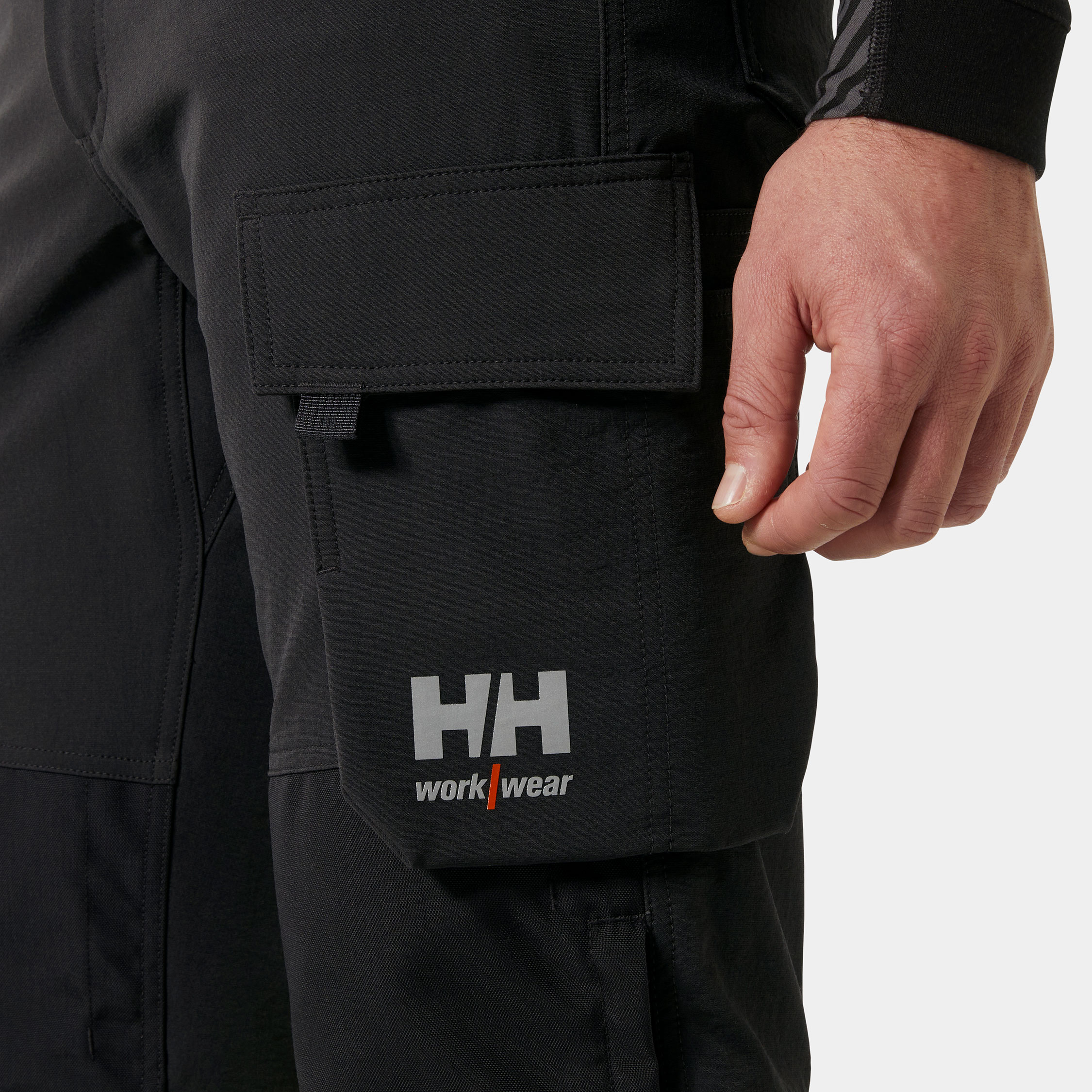 Helly Hansen Alna 4X Connect&trade; arbeidsbukse full stretch, Hi-vis Gul/Ebony, large image number 5