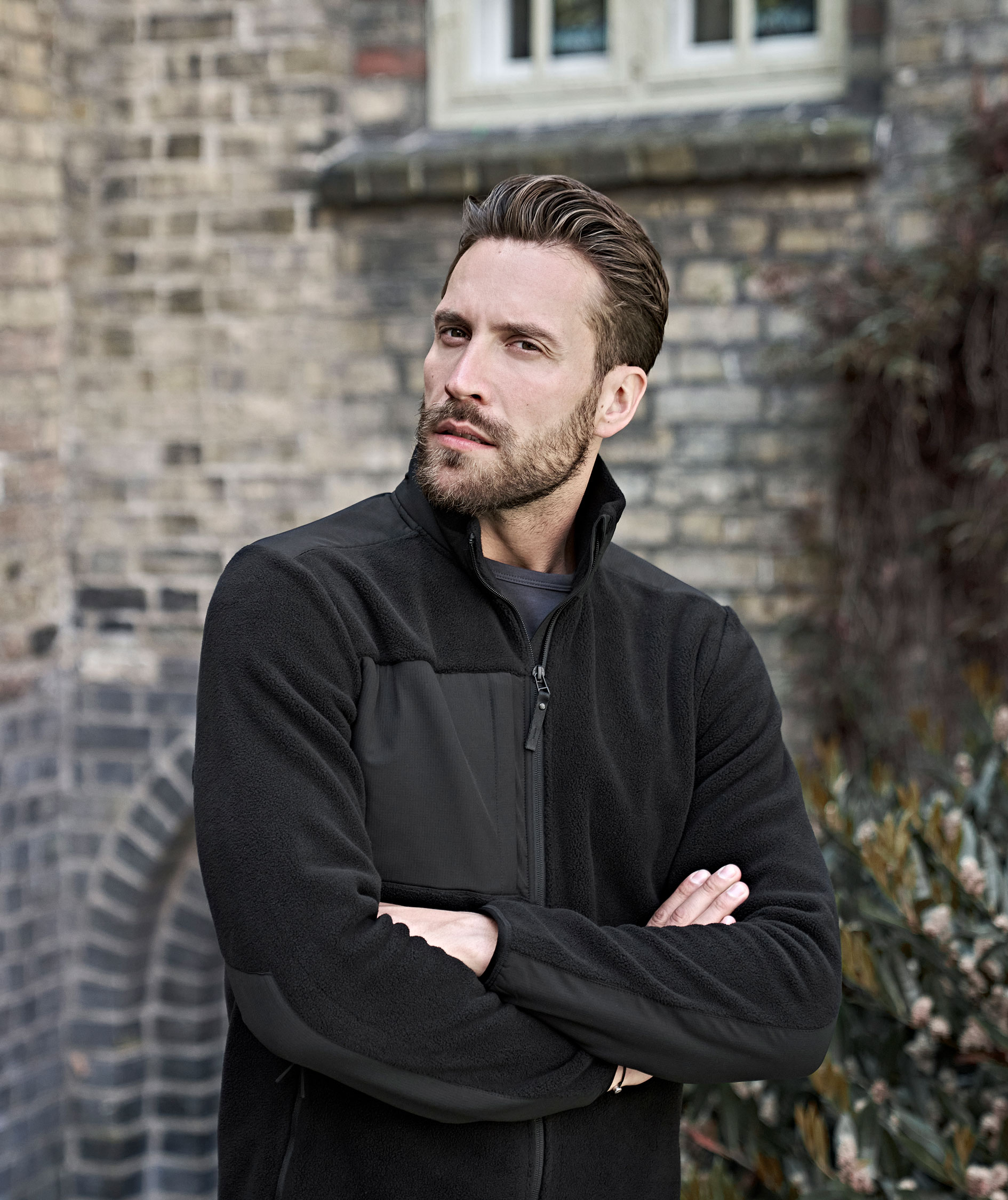 Tee Jays Mountain fleecejakke, Sort, large image number 9