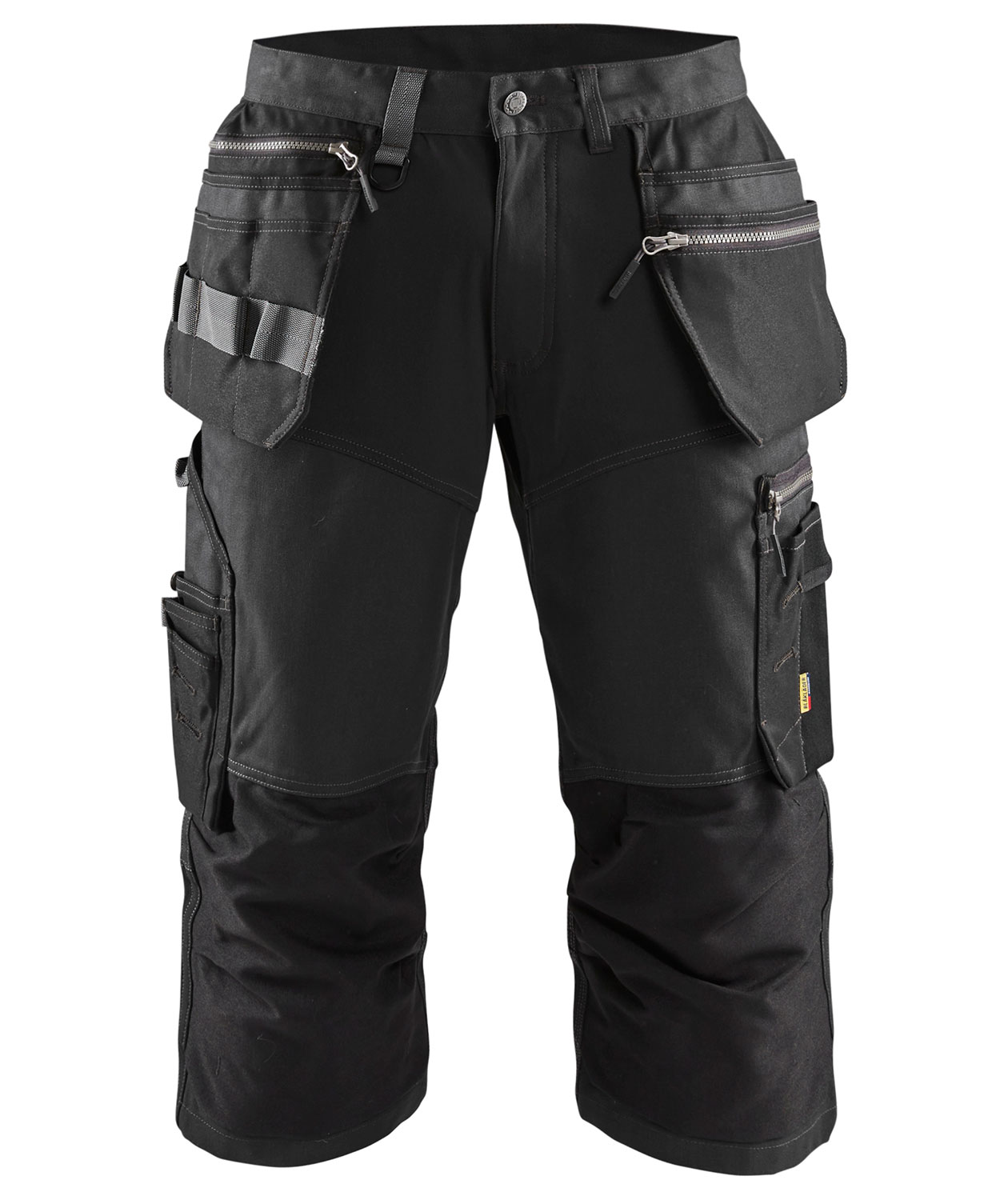 Bl&aring;kl&auml;der hantverkspiratbyxa full stretch, Svart