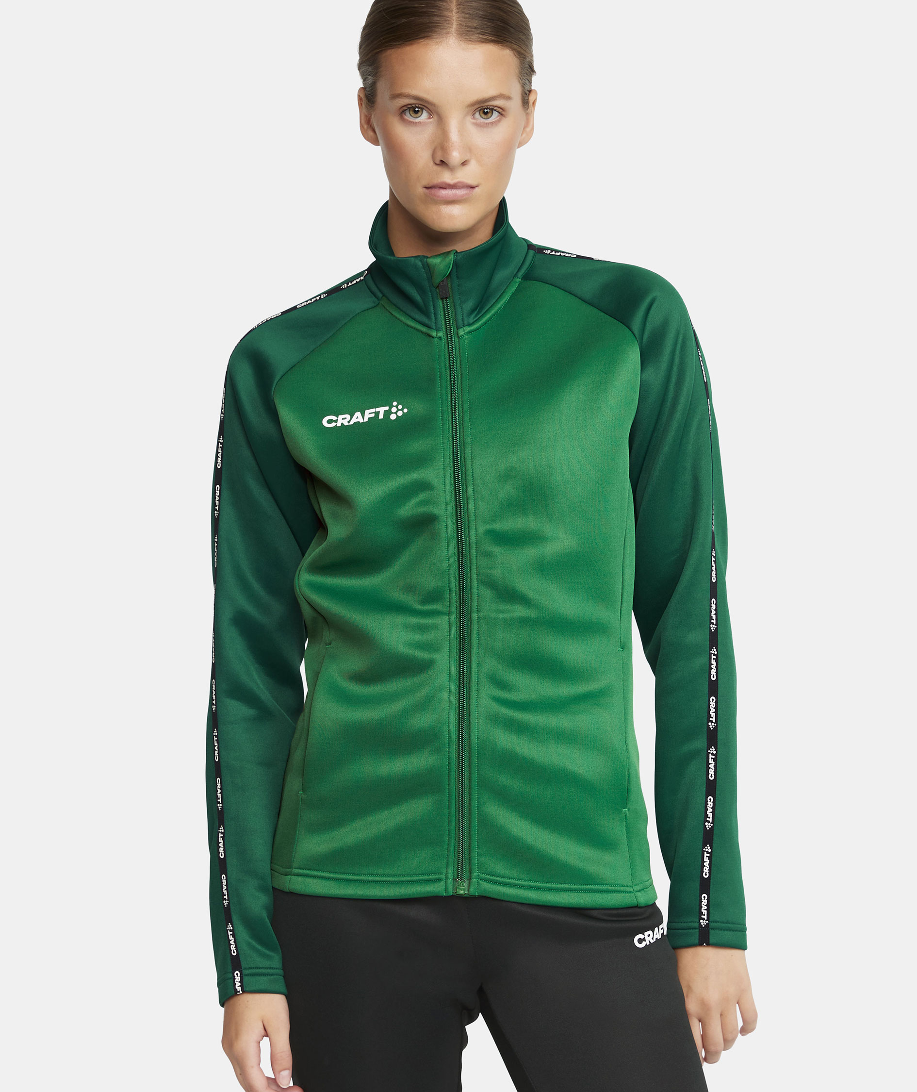 Craft Squad 2.0 Damen cardigan, Team Green-Ivy, large image number 4