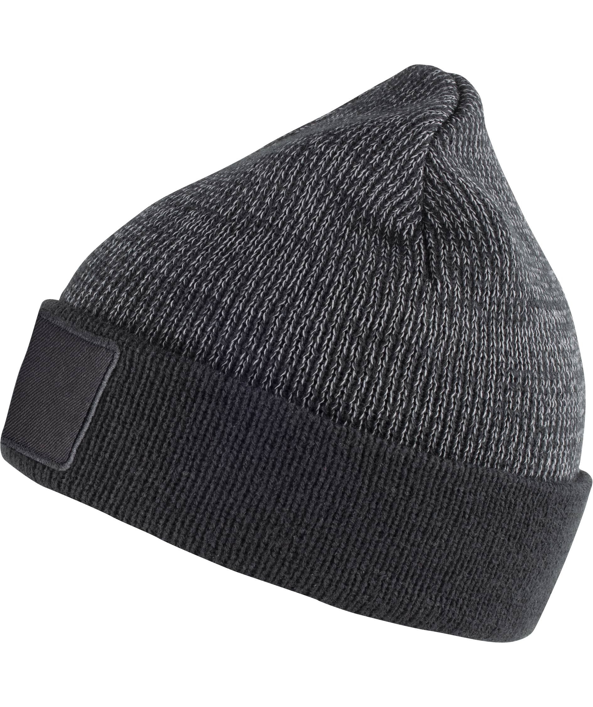 Clique Hubert Patch reflective knitted beanie, Reflective, Reflective, large image number 4