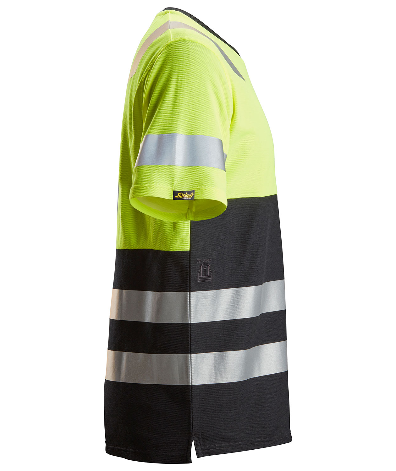 Snickers AllroundWork T-shirt 2534, Hi-vis Yellow/Black, large image number 3
