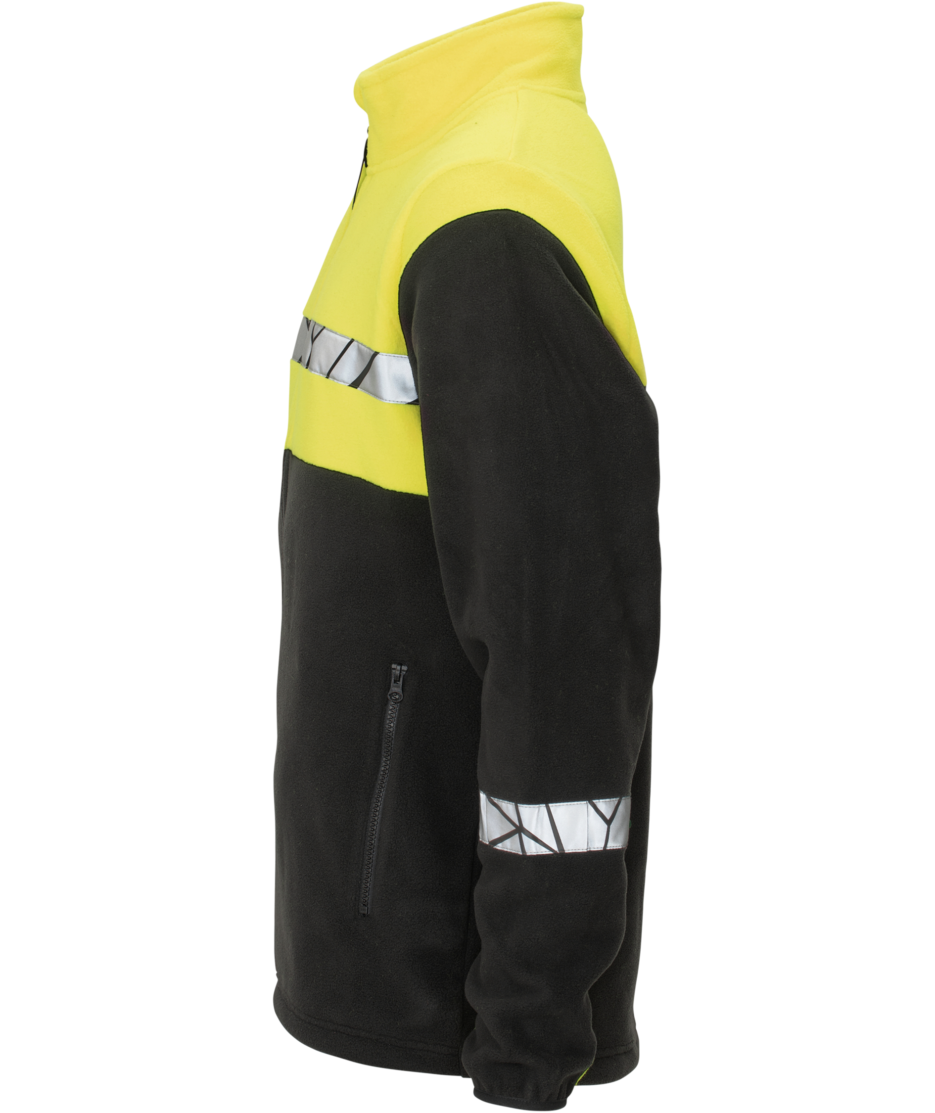 ProJob fleece jacket 7300, Black/Yellow, large image number 4