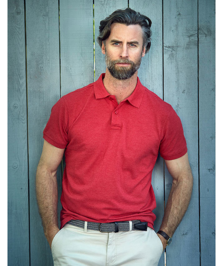 Cutter & Buck Rimrock polo T-shirt, R&oslash;d, large image number 2