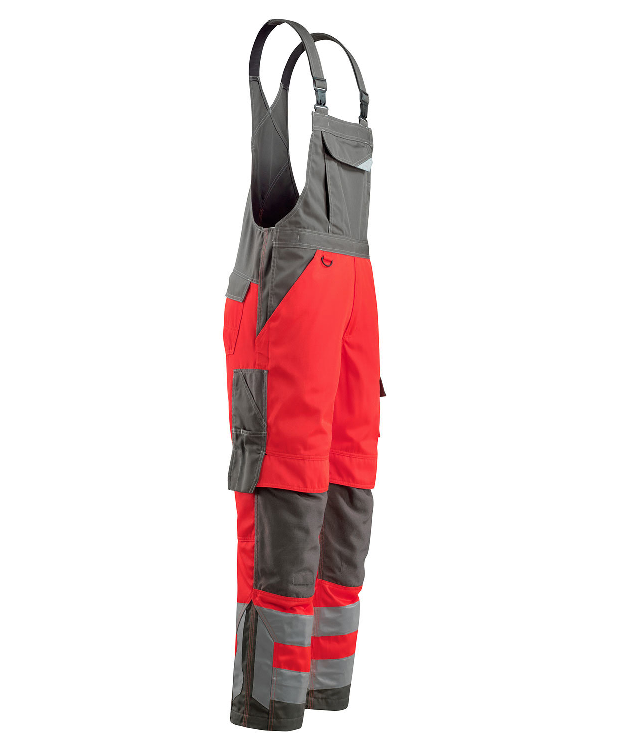 Mascot Safe Supreme Newcastle bib and brace, Hi-vis red/Dark anthracite, large image number 3