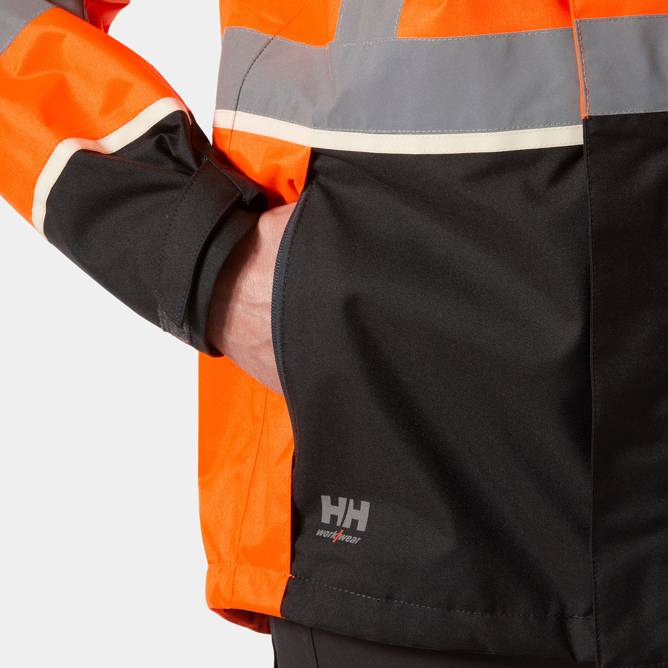 Helly Hansen UC-ME skaljacka, Varsel Orange/Ebony, large image number 6