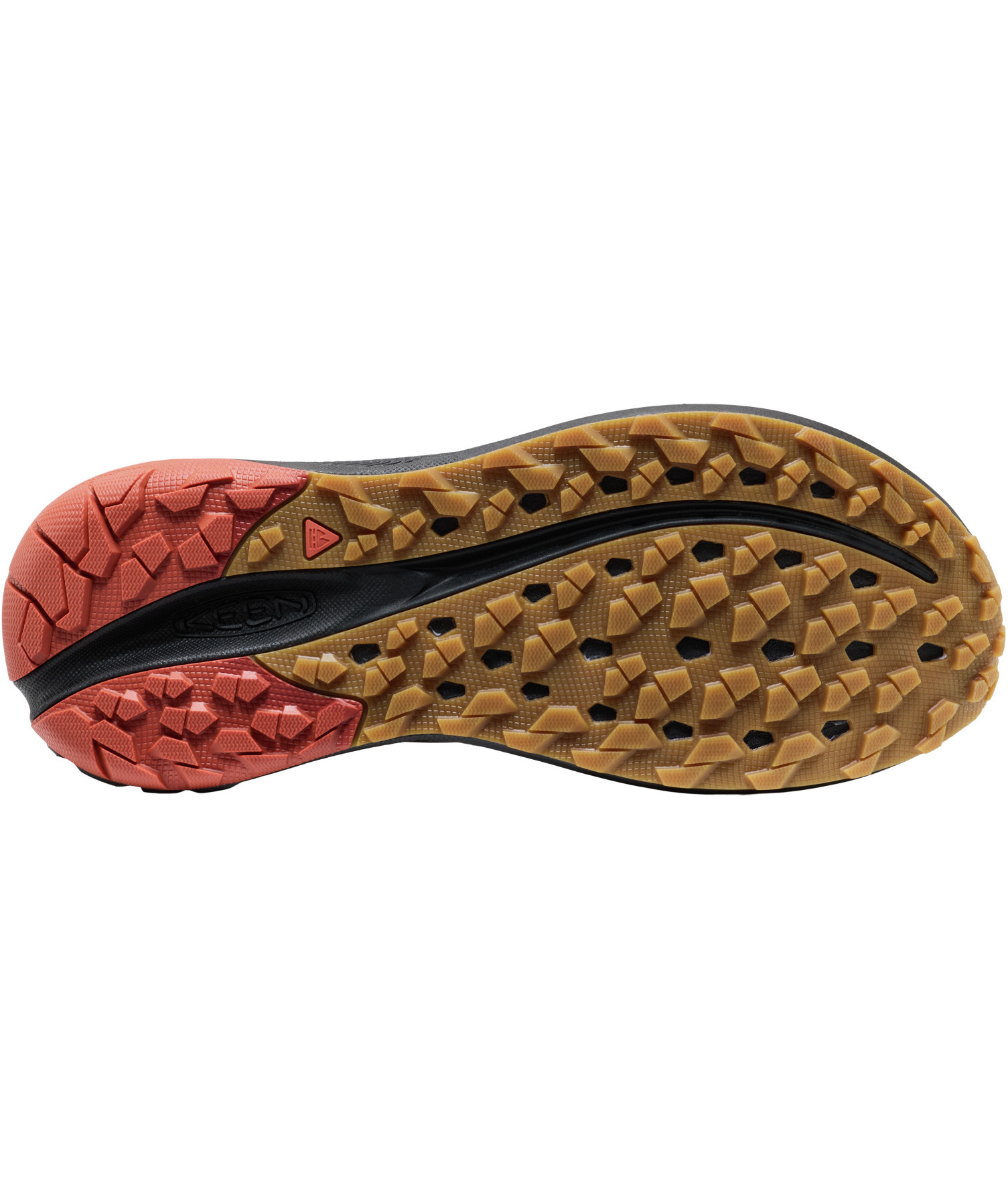 Keen Roam WP running shoes, Dark Olive/Burnt Brick, large image number 2