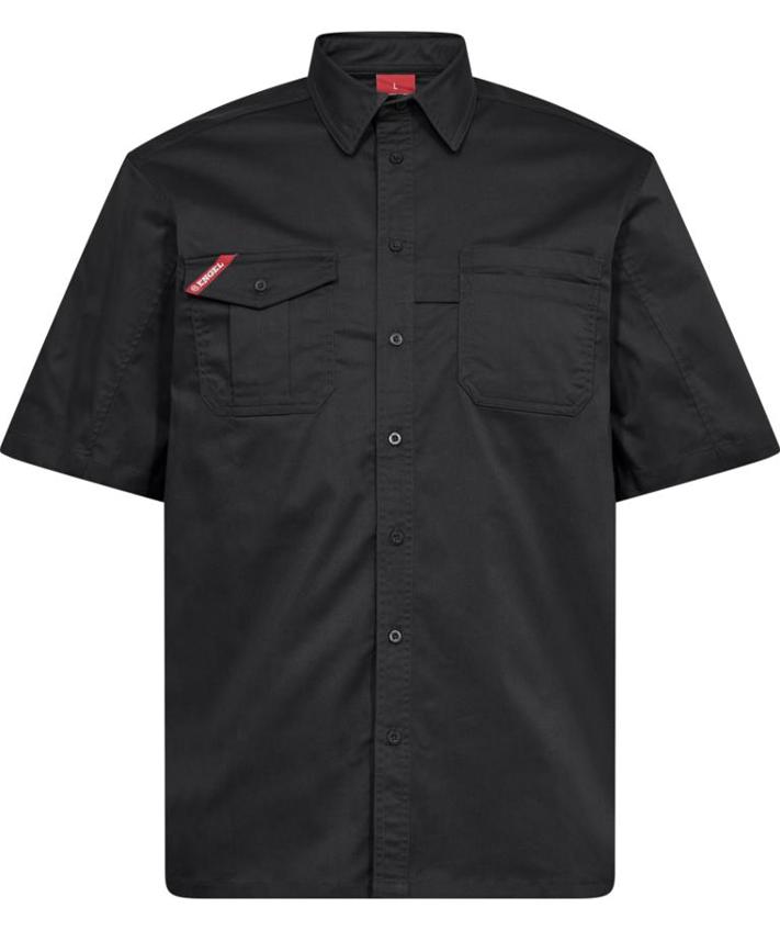 Engel Extend kort&aelig;rmet arbejdsskjorte, Antrasittgr&aring;, Antrasittgr&aring;, swatch