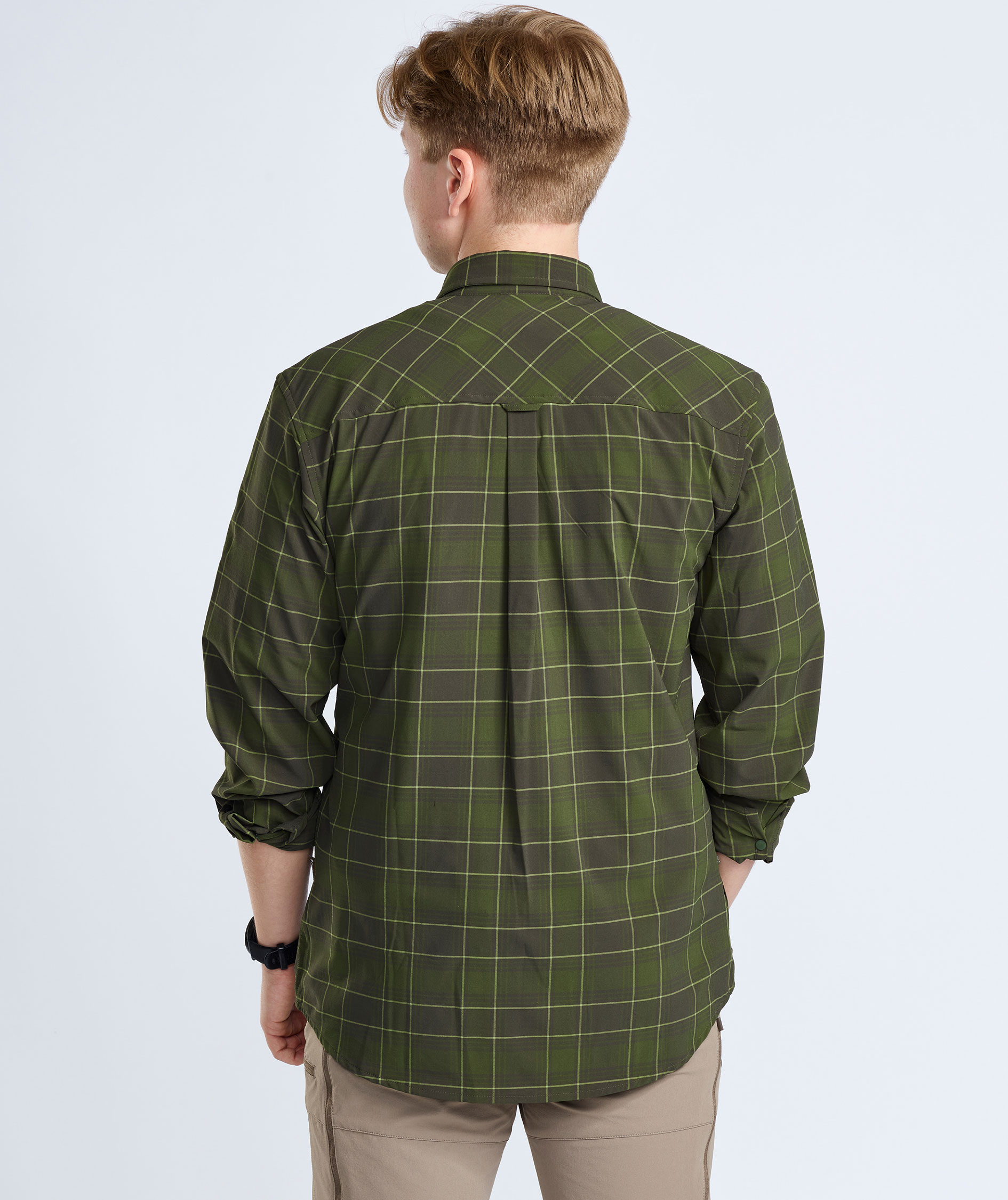Pinewood Abisko Trekking skjorte, Moss green, large image number 3