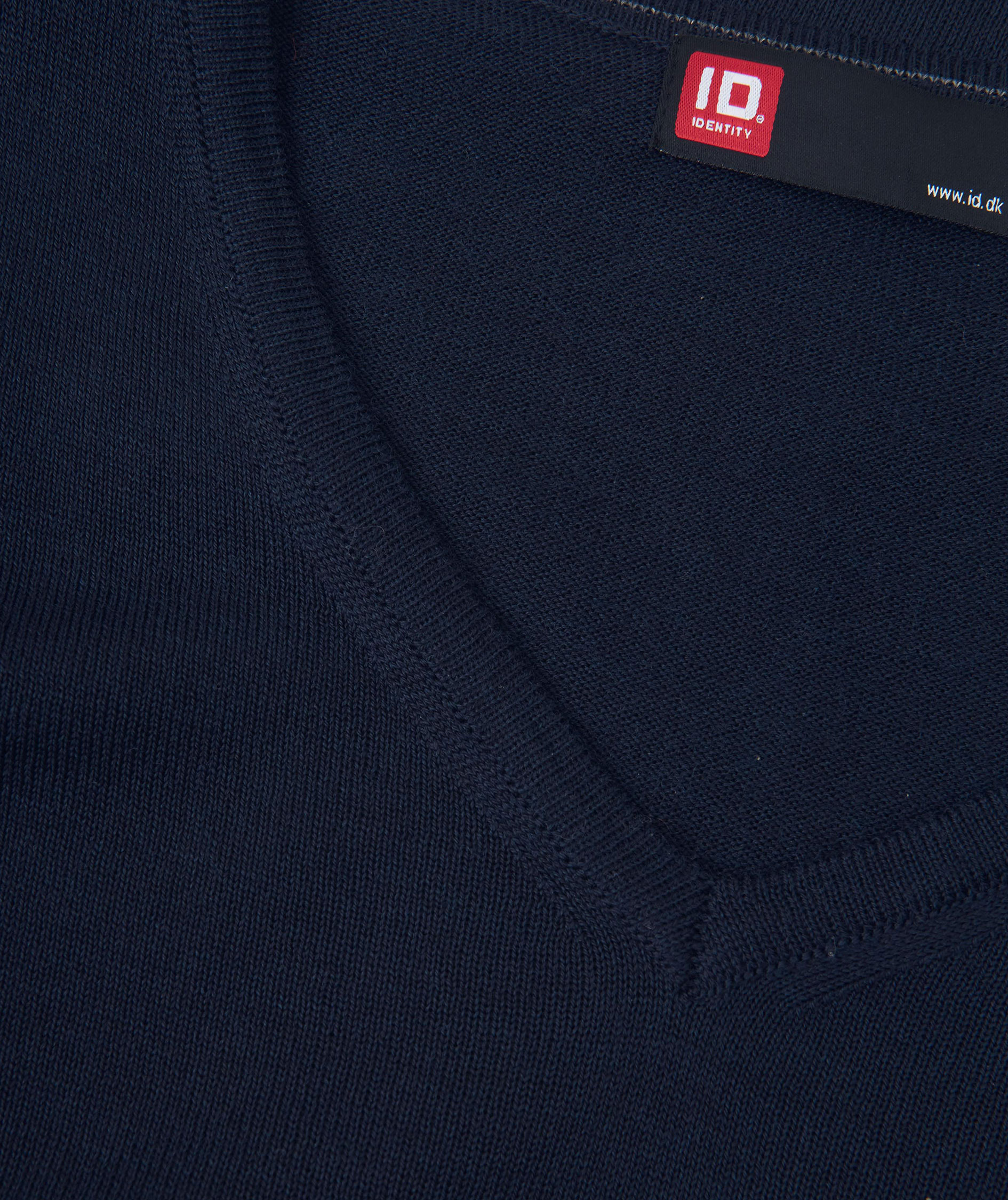 ID stickad tr&ouml;ja med merinoull dam, Marinbl&aring;, large image number 3