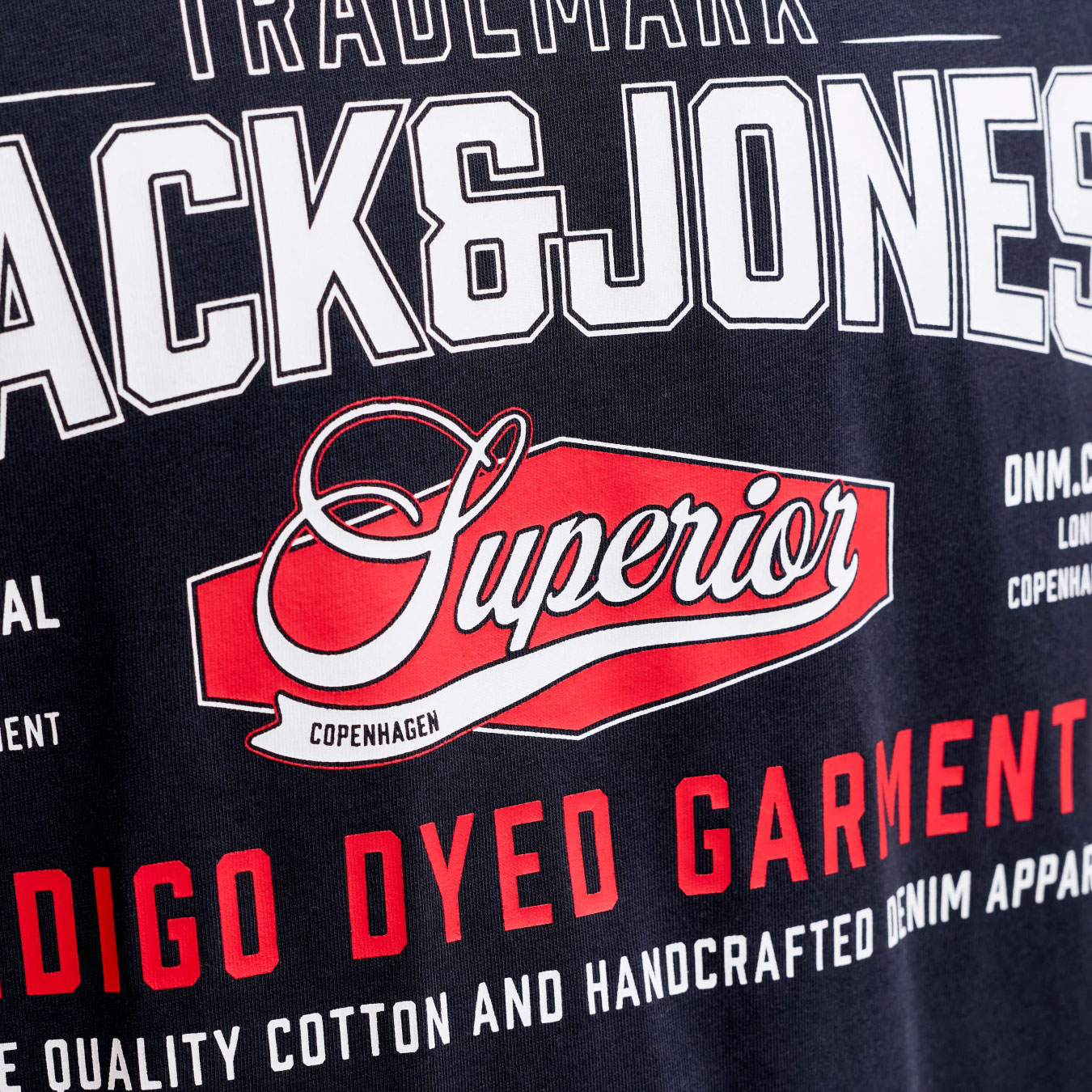 Jack & Jones JJELOGO T-skjorte, Navy Blazer, large image number 5