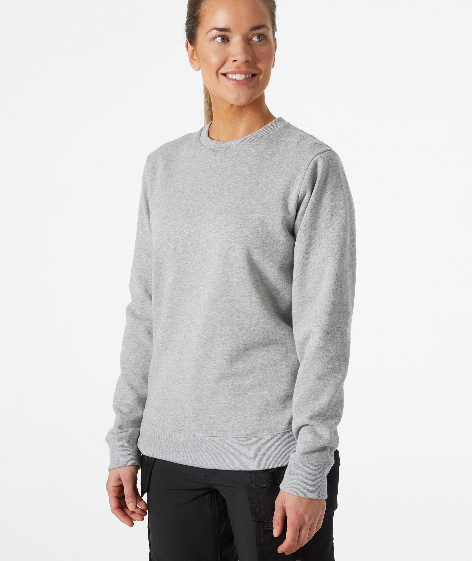 Helly Hansen Classic dame collegegenser, Grey melange