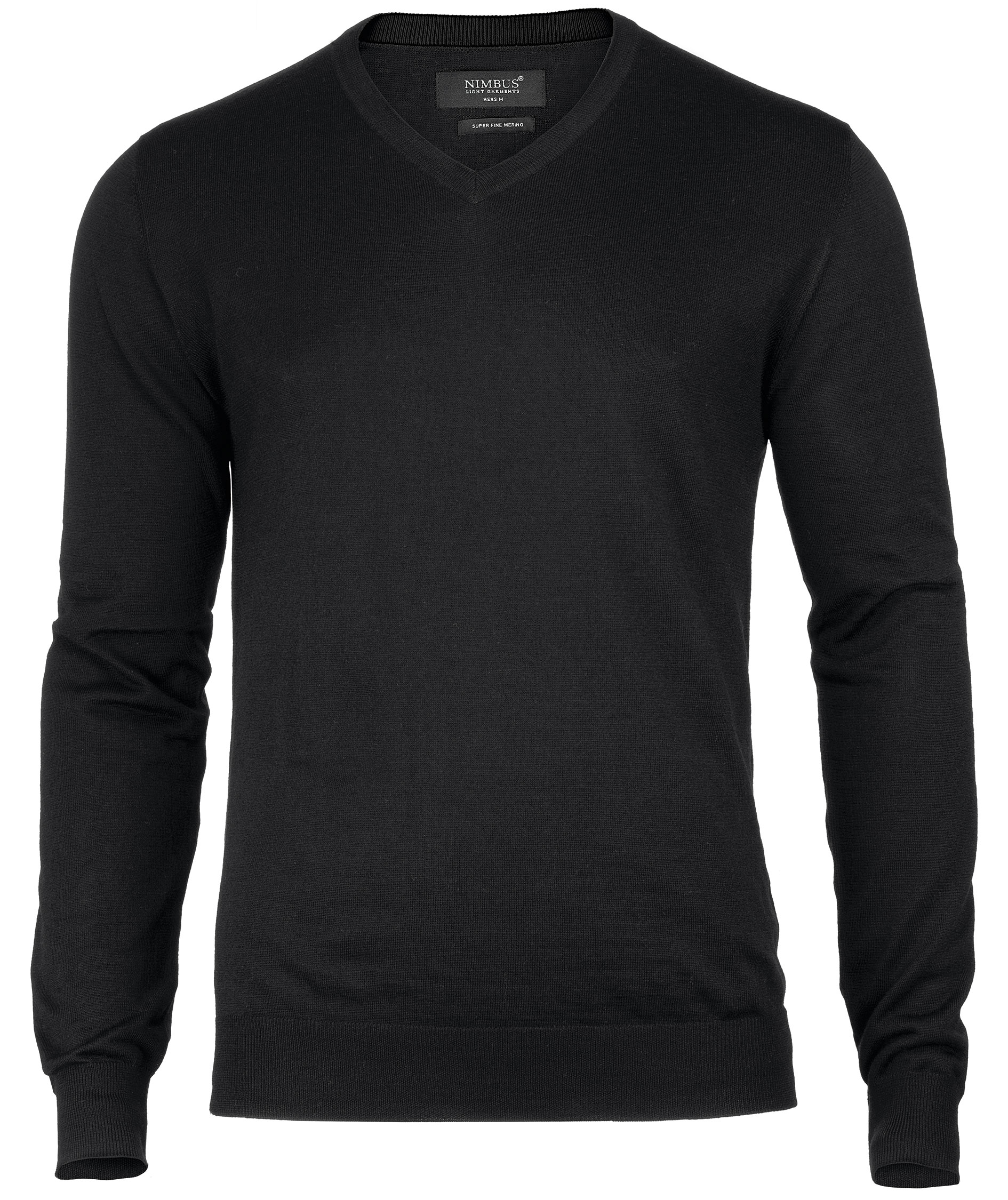 Nimbus Ashbury strikket genser med merinoull, Svart, Svart, swatch