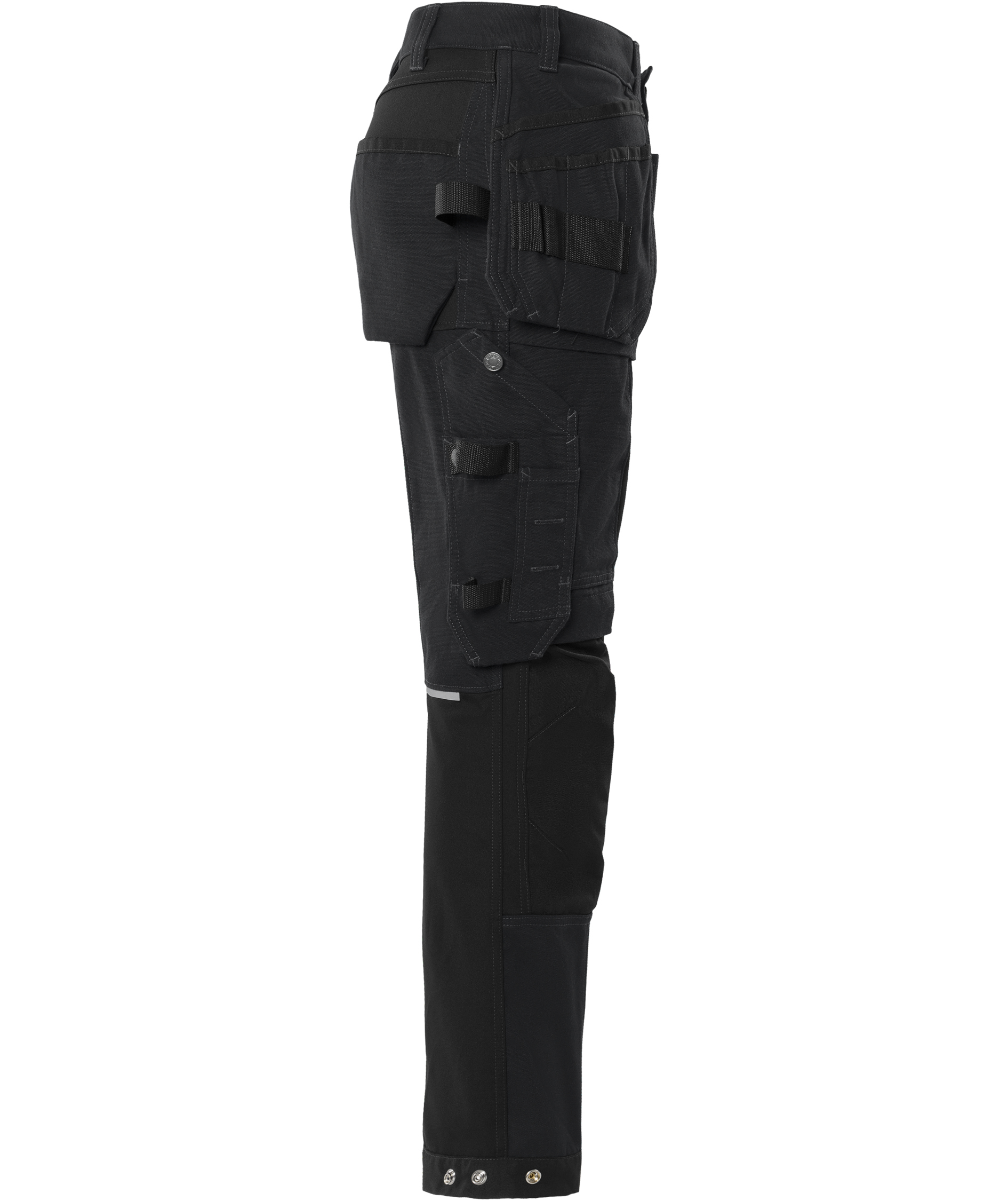 Fristads hantverksbyxa 2533 GCYD dam, Svart, large image number 2