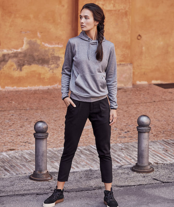 Clique Oakdale dame h&aelig;ttetr&oslash;je, Gr&aring;, large image number 2