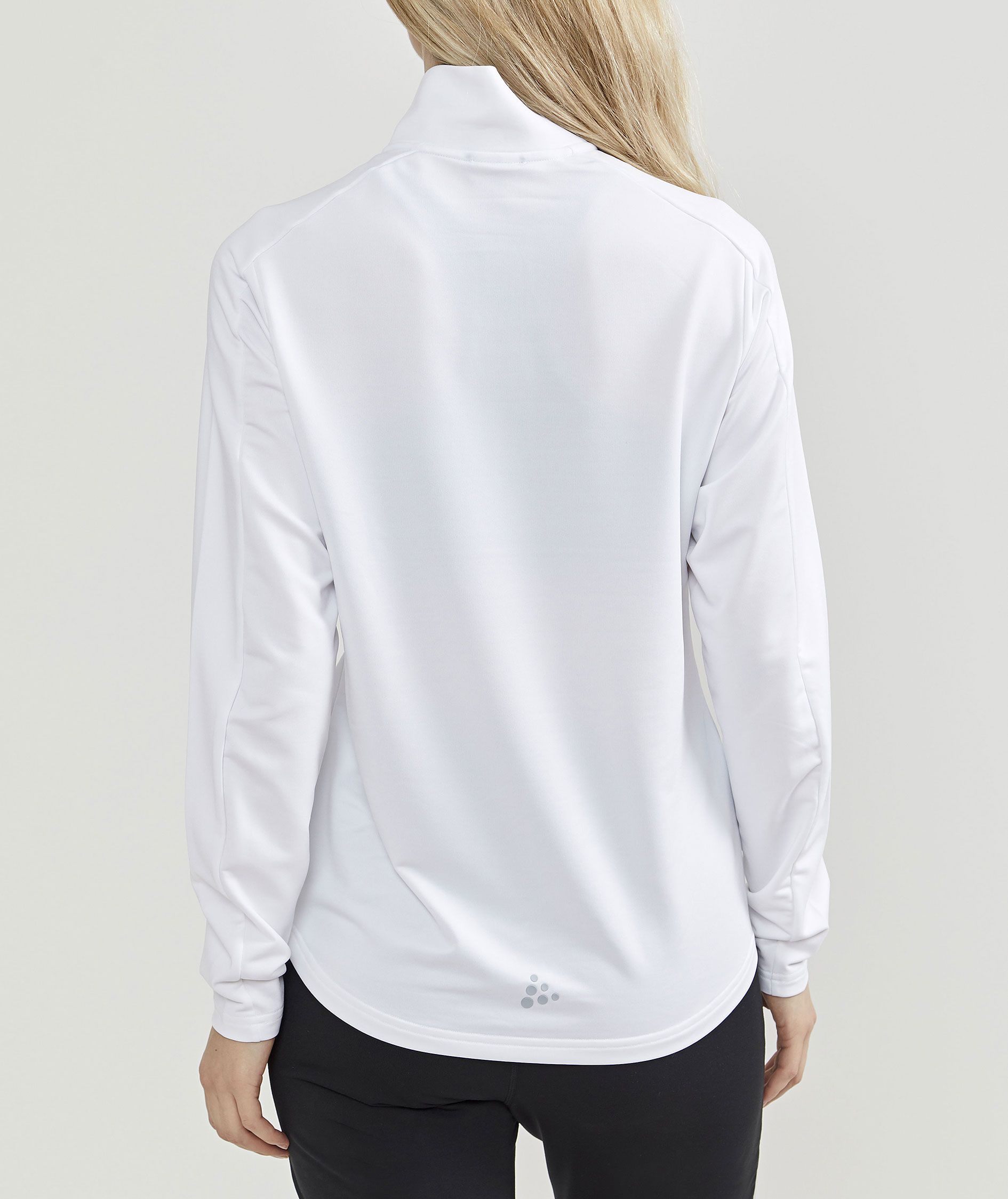 Craft Core Gain half zip midlayer dam, White, large image number 2