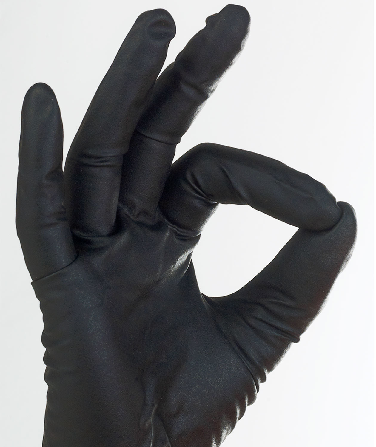 Tegera 849 nitril engangshanske &nbsp;ekstra lange pudderfri 50 stk., Svart