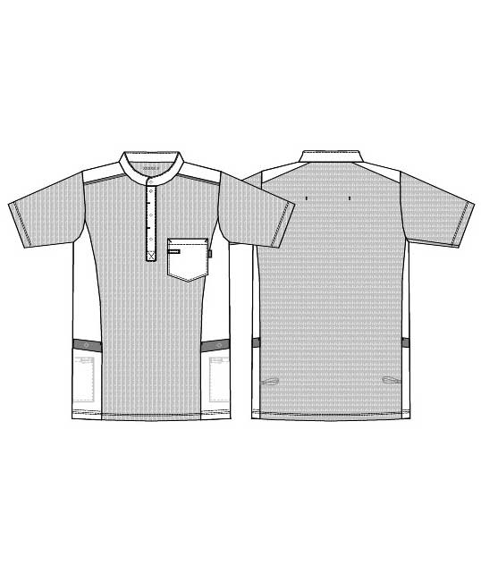 Kentaur  pique tunic, Dark Blue, large image number 3