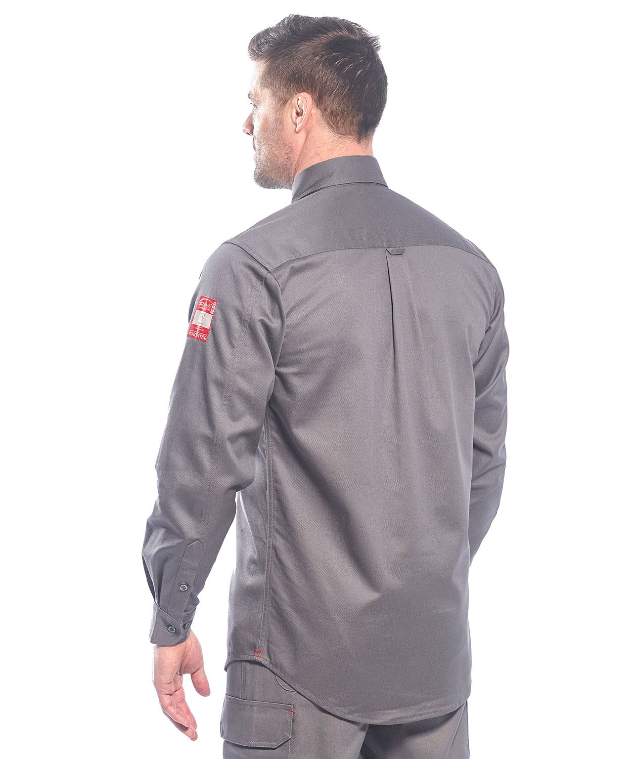 Portwest BizFlame work shirt, Grey, large image number 2