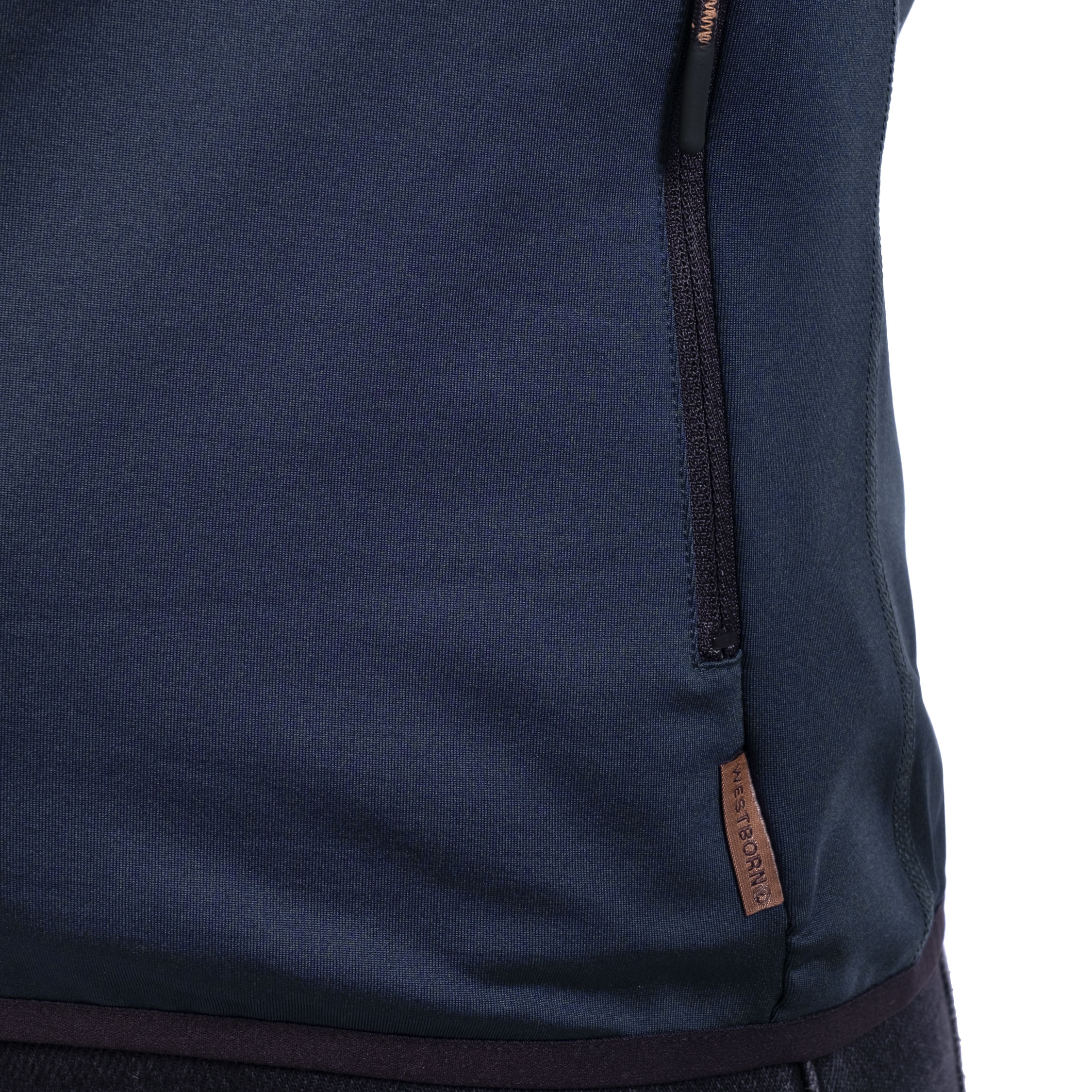 Westborn dame h&aelig;ttetr&oslash;je med lynl&aring;s, Midnight Blue, large image number 8