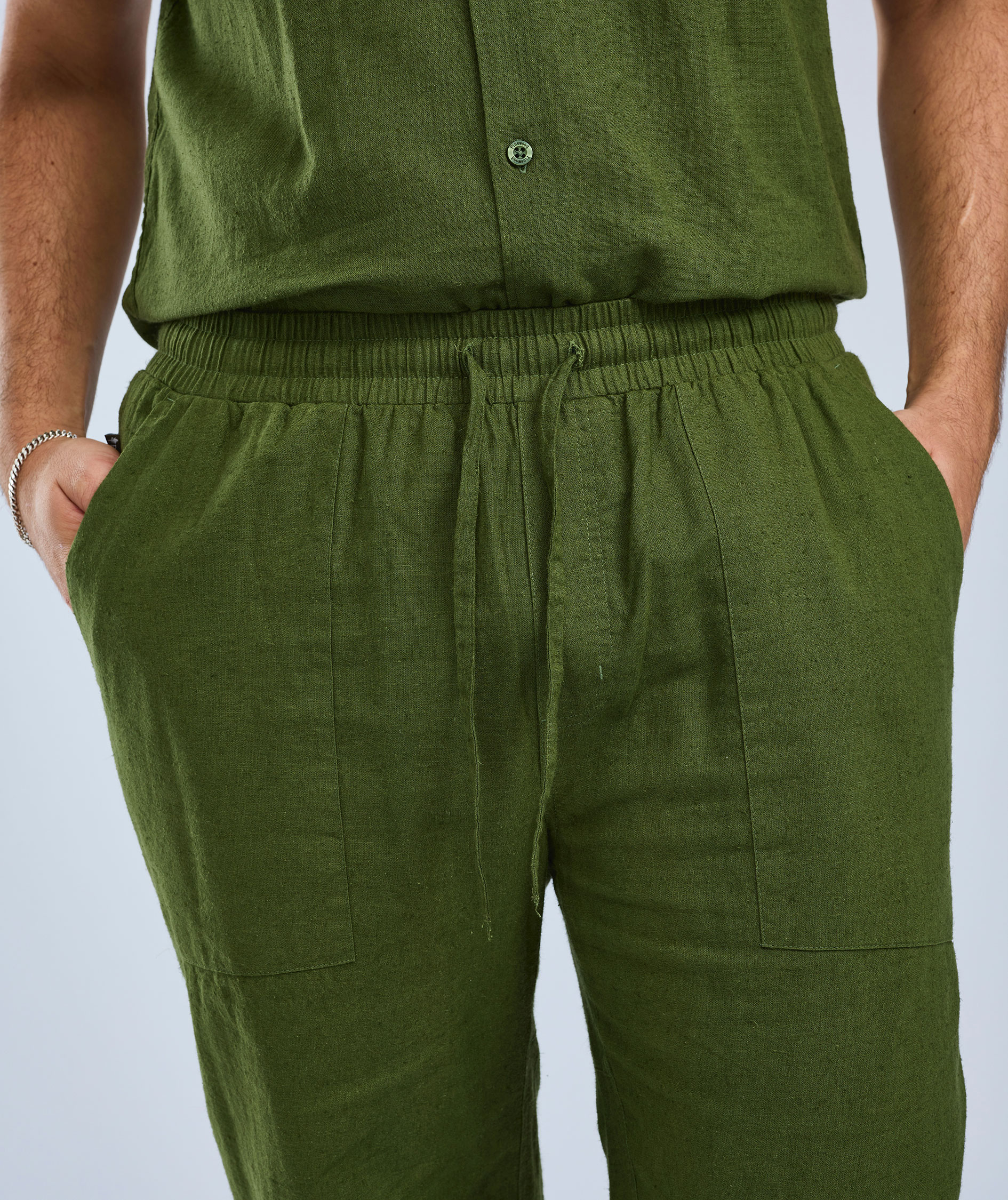 Pinewood V&auml;rnamo InsectSafe bukser, Pine green, large image number 4