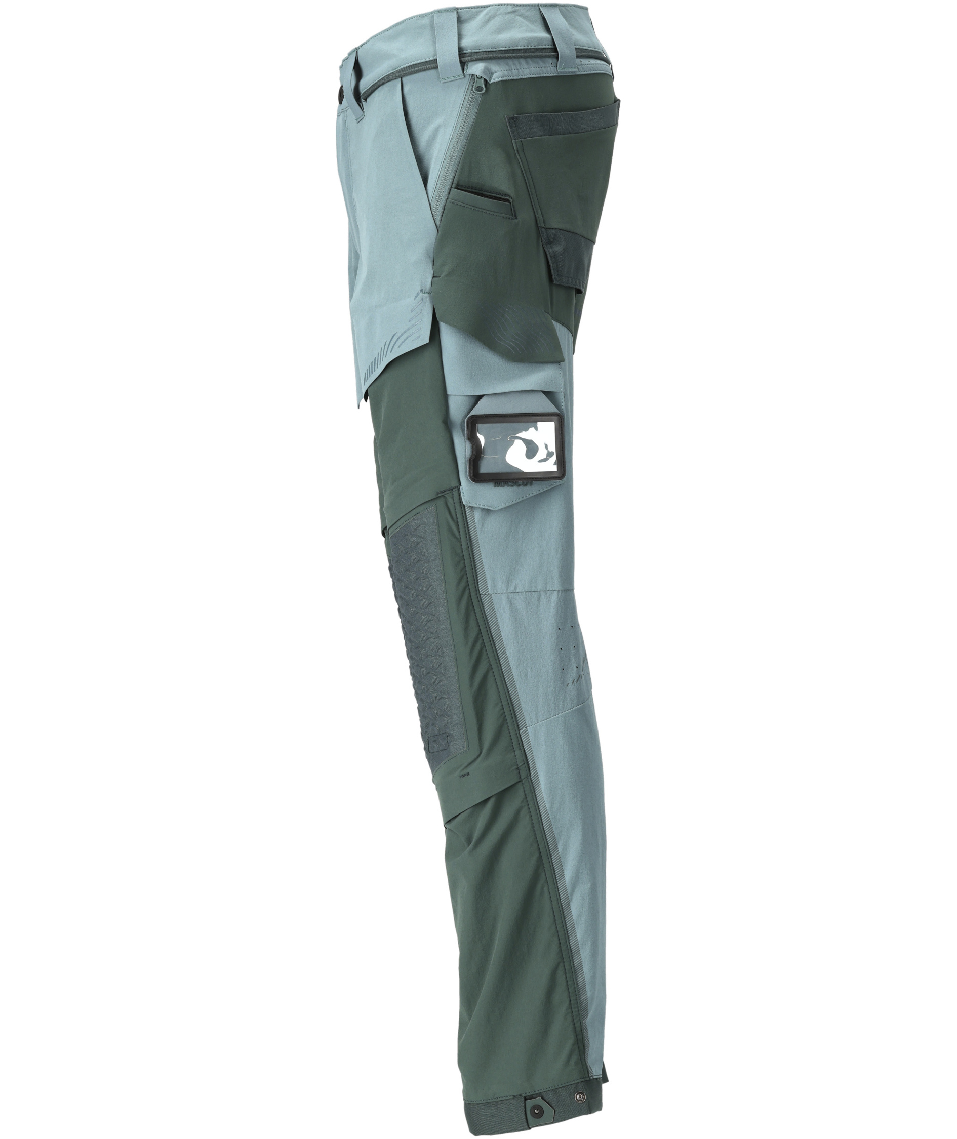 Mascot Customized arbejdsbukser full stretch, Lys skovgr&oslash;n/Skovgr&oslash;n, large image number 4